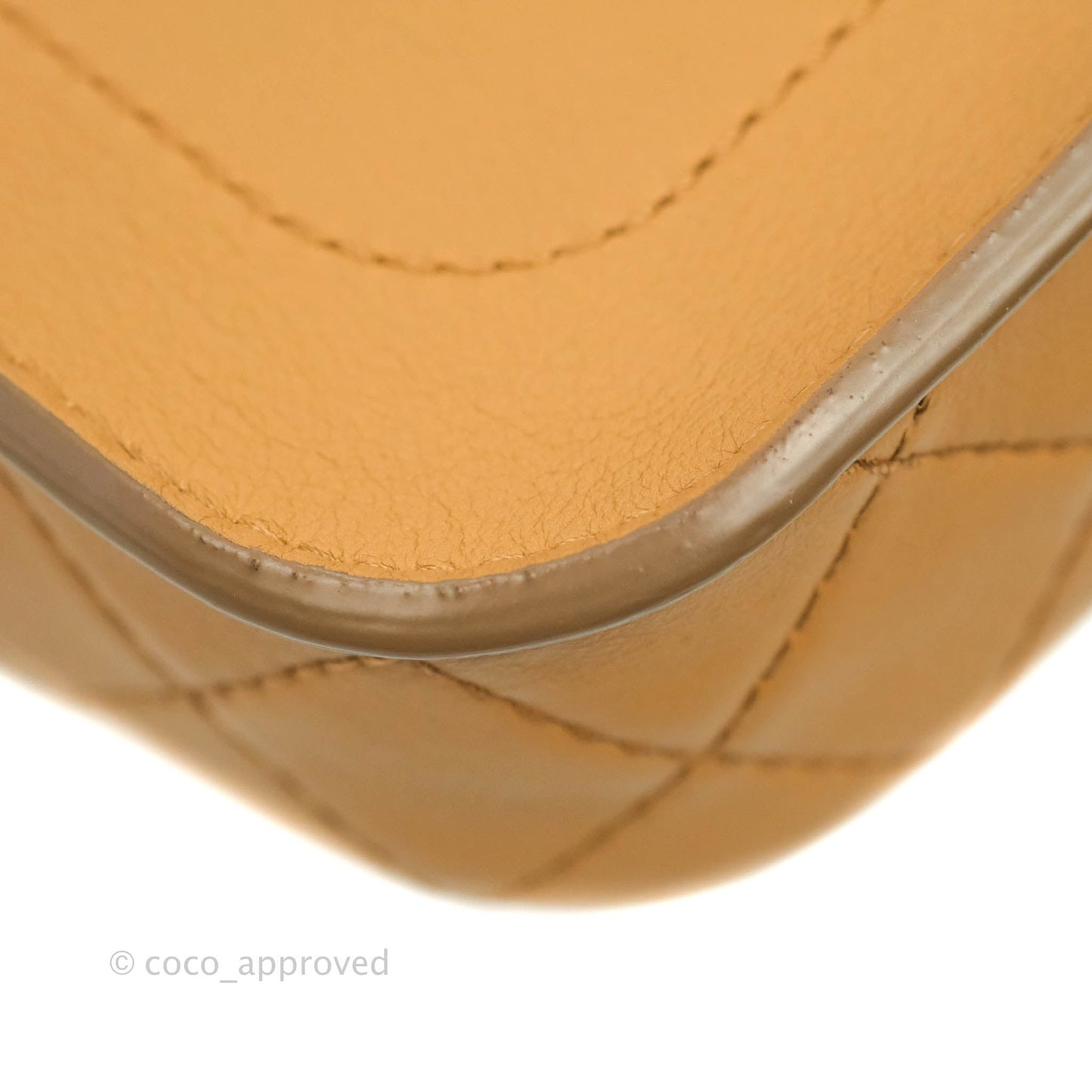 Chanel Quilted Flap With Coin Purse Caramel Calfskin Aged Gold Hardware 19K