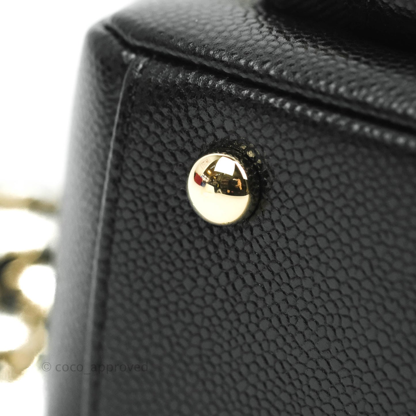 Chanel Small Quilted Business Affinity Flap Black Caviar Gold Hardware