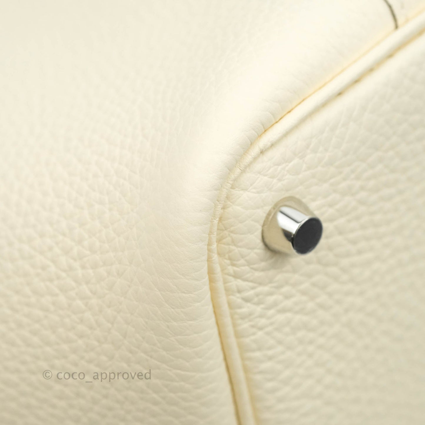 Hermès Clemence Picotin Lock 18 Nata Silver Hardware