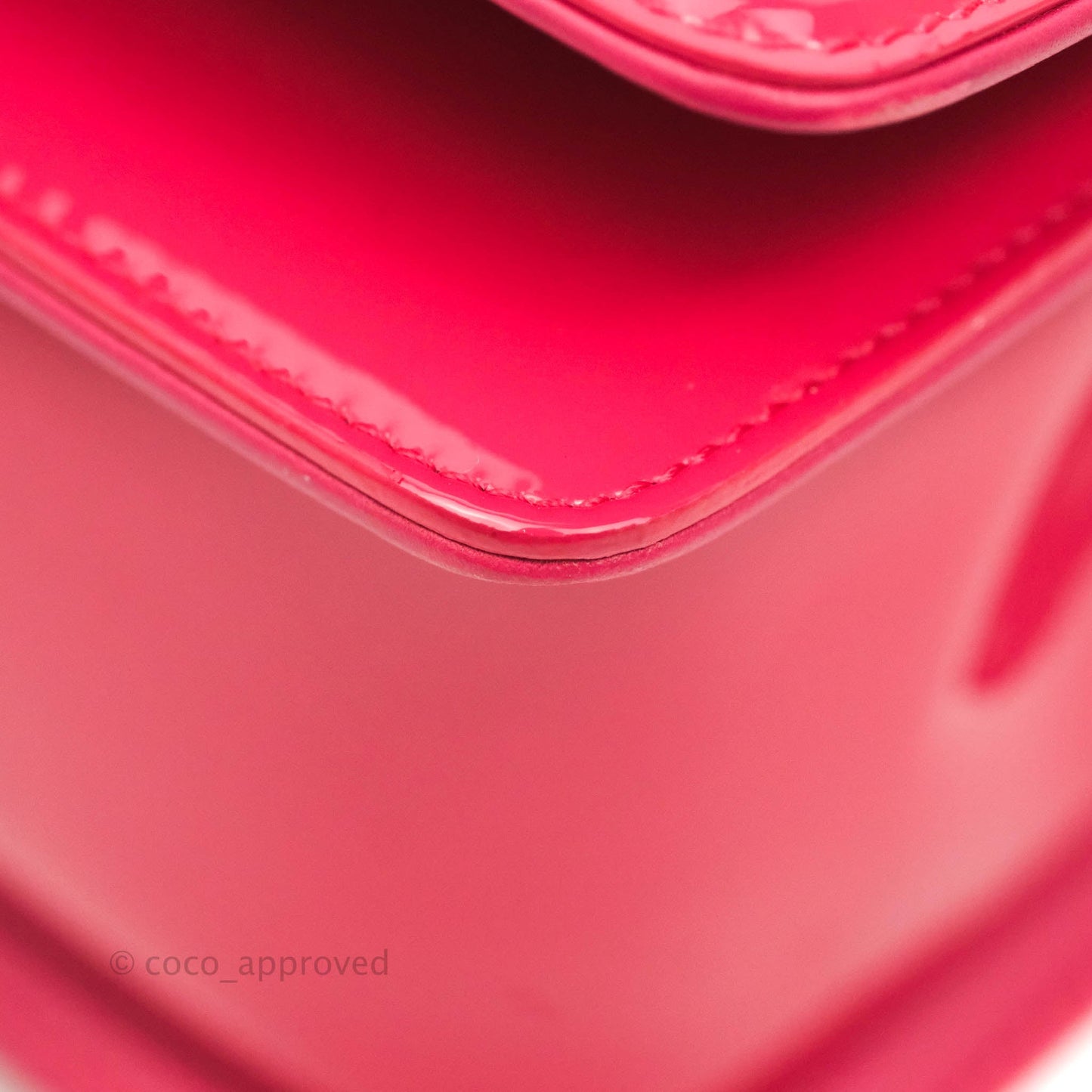 Chanel Quilted Medium Boy Bag Pink Patent Pink & Silver Hardware