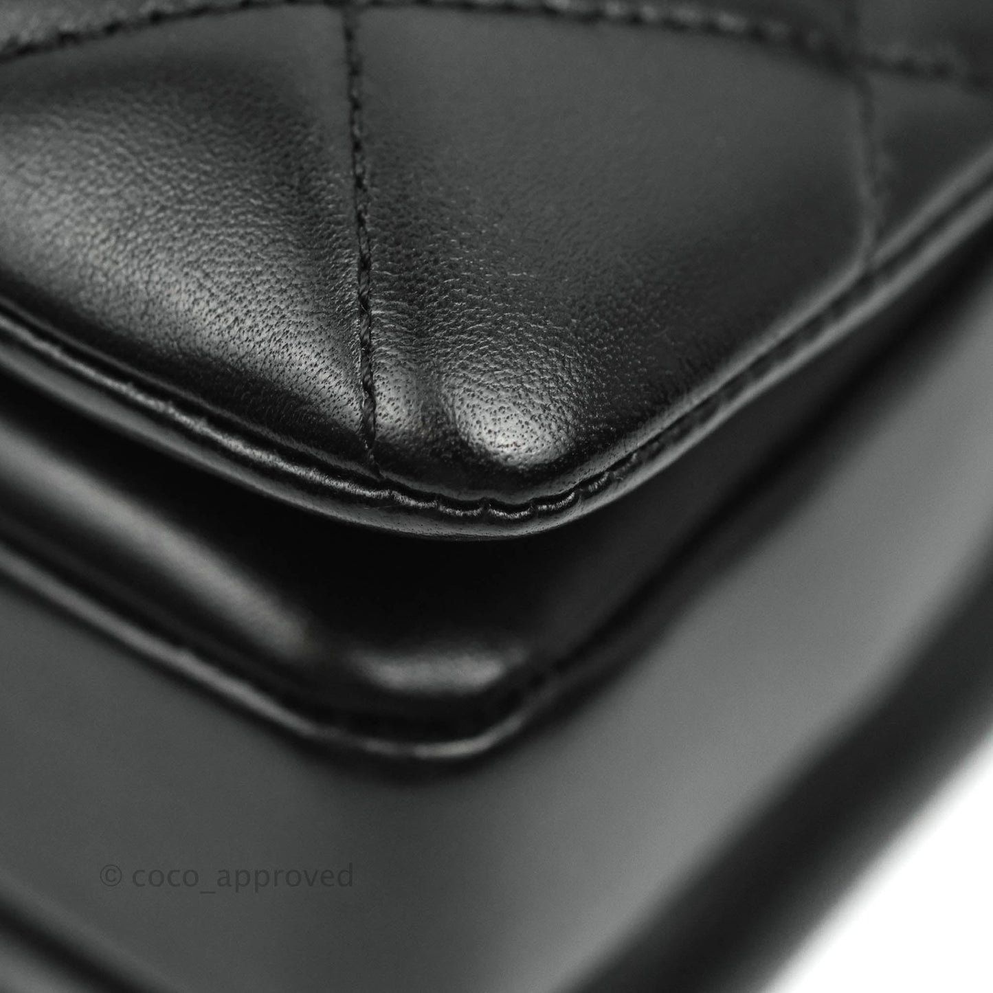 Chanel Small Trendy CC Black Lambskin Gold Hardware
