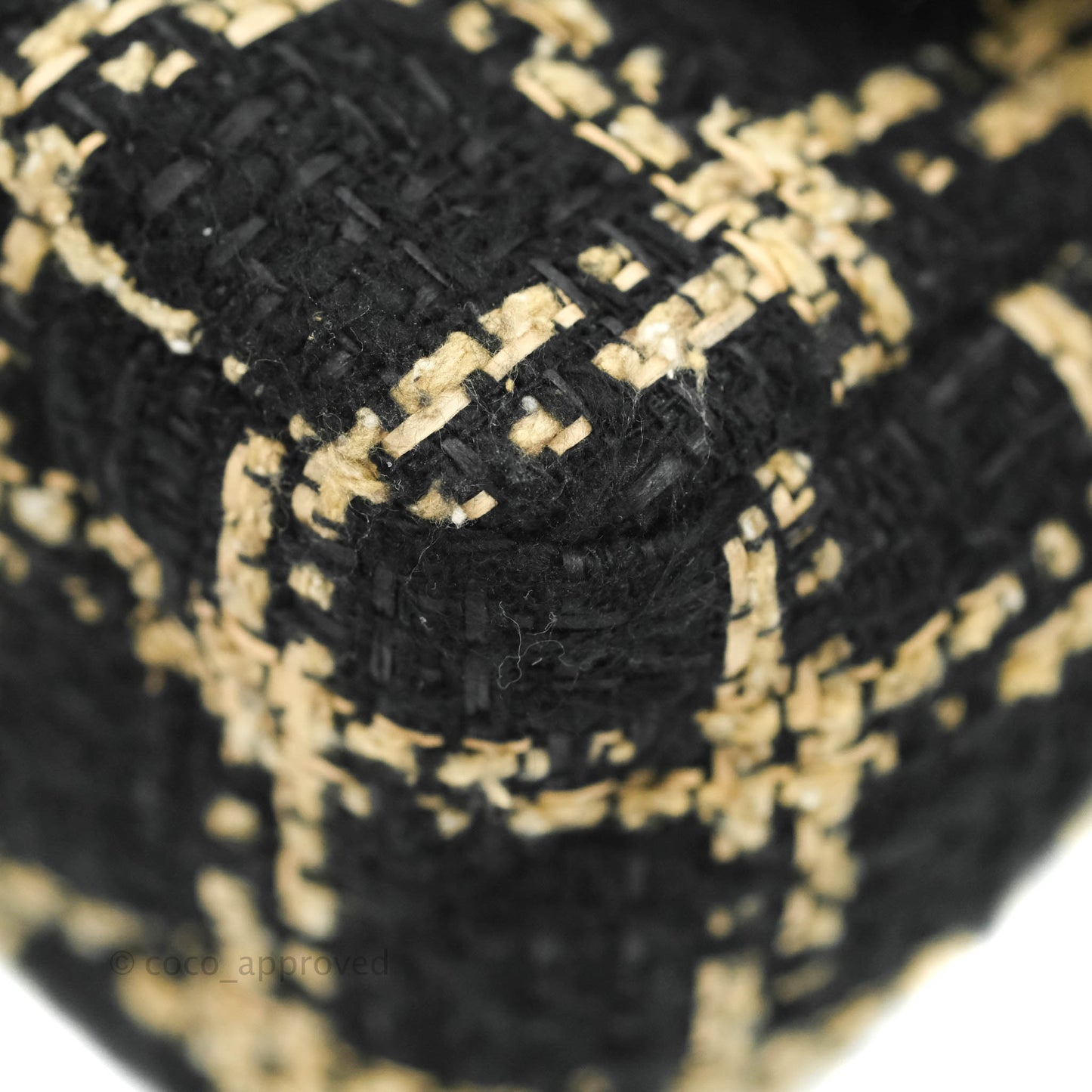 Chanel 19 Small Tweed Black Beige Mixed Hardware