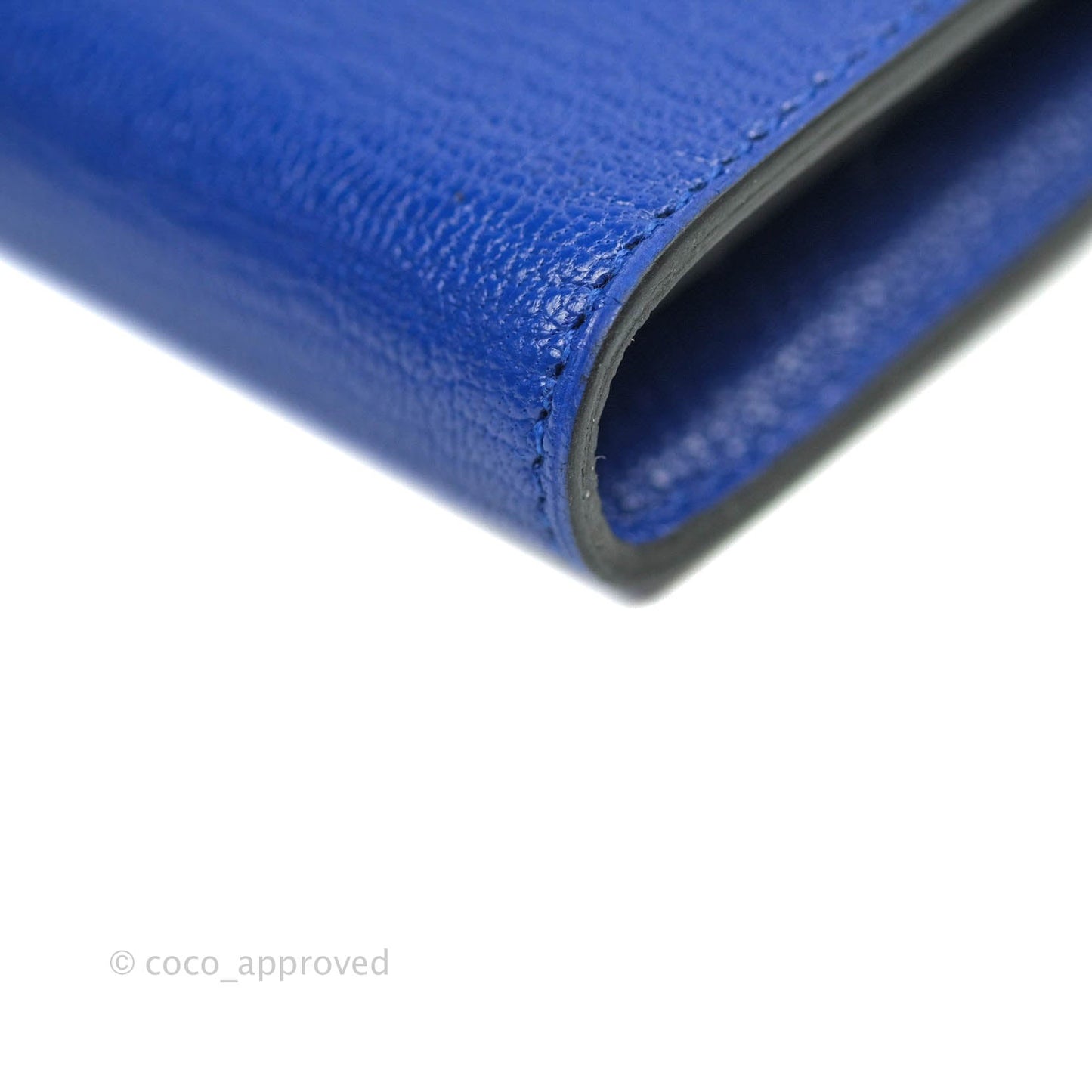 Hermès Kelly Wallet Chevre Mysore Bleu Electrique Gold Hardware