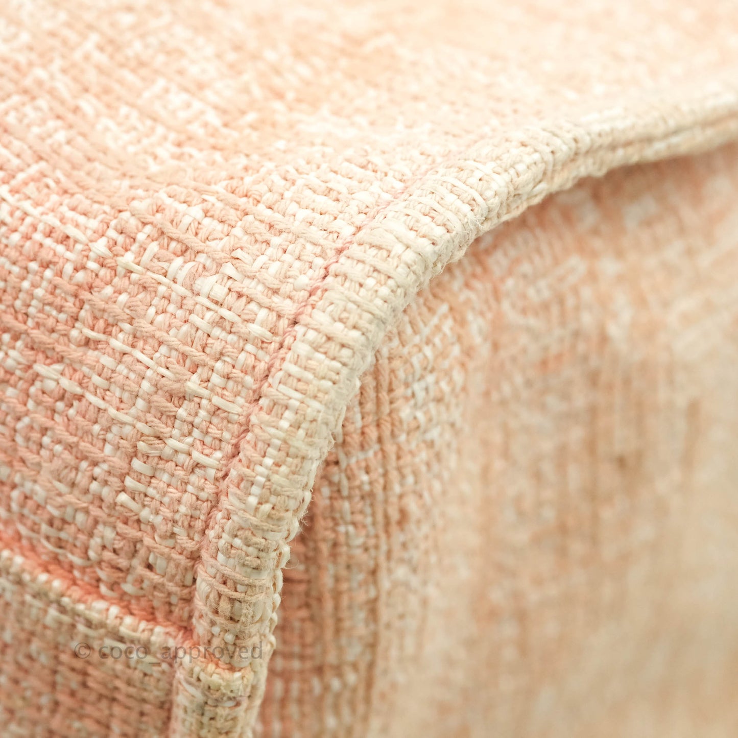Chanel Large Deauville Pink Tweed