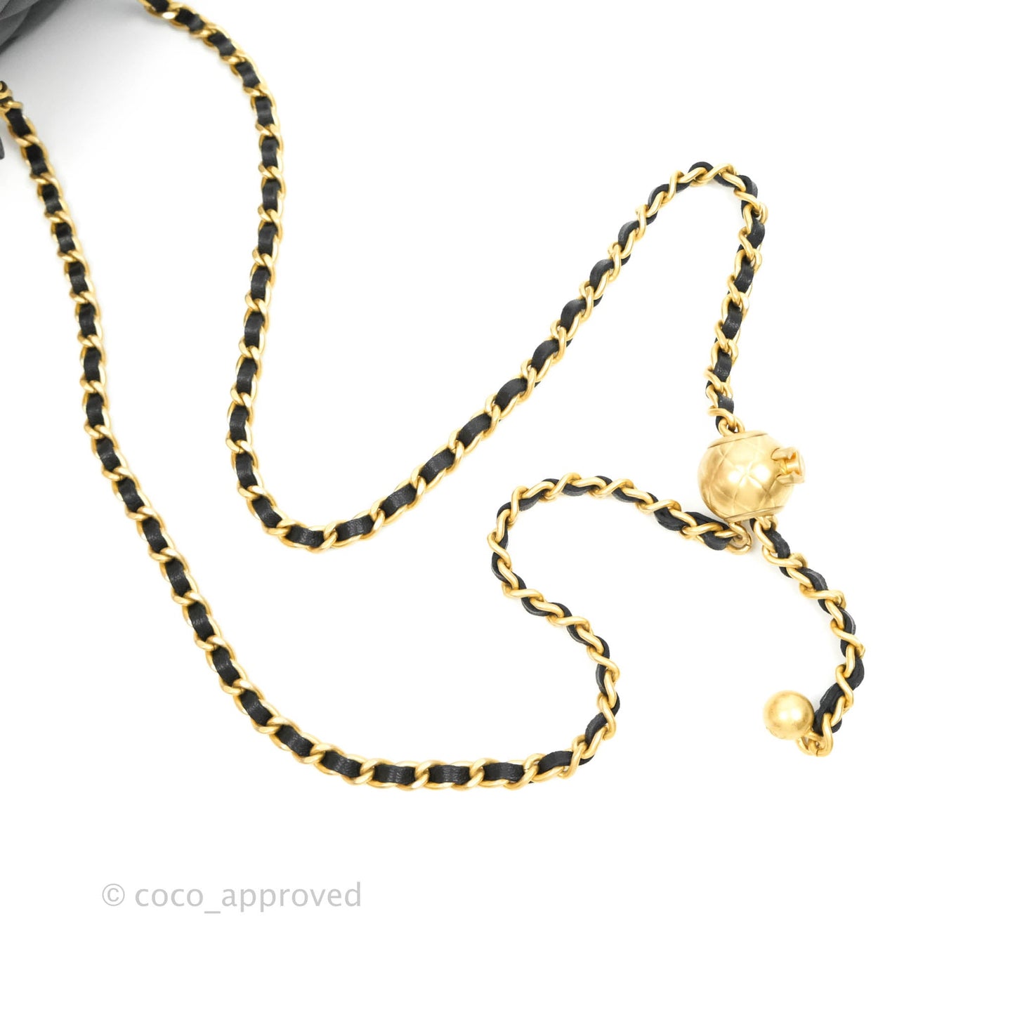 Chanel Classic Mini Pearl Crush Vanity With Chain Black Lambskin Aged Gold Hardware