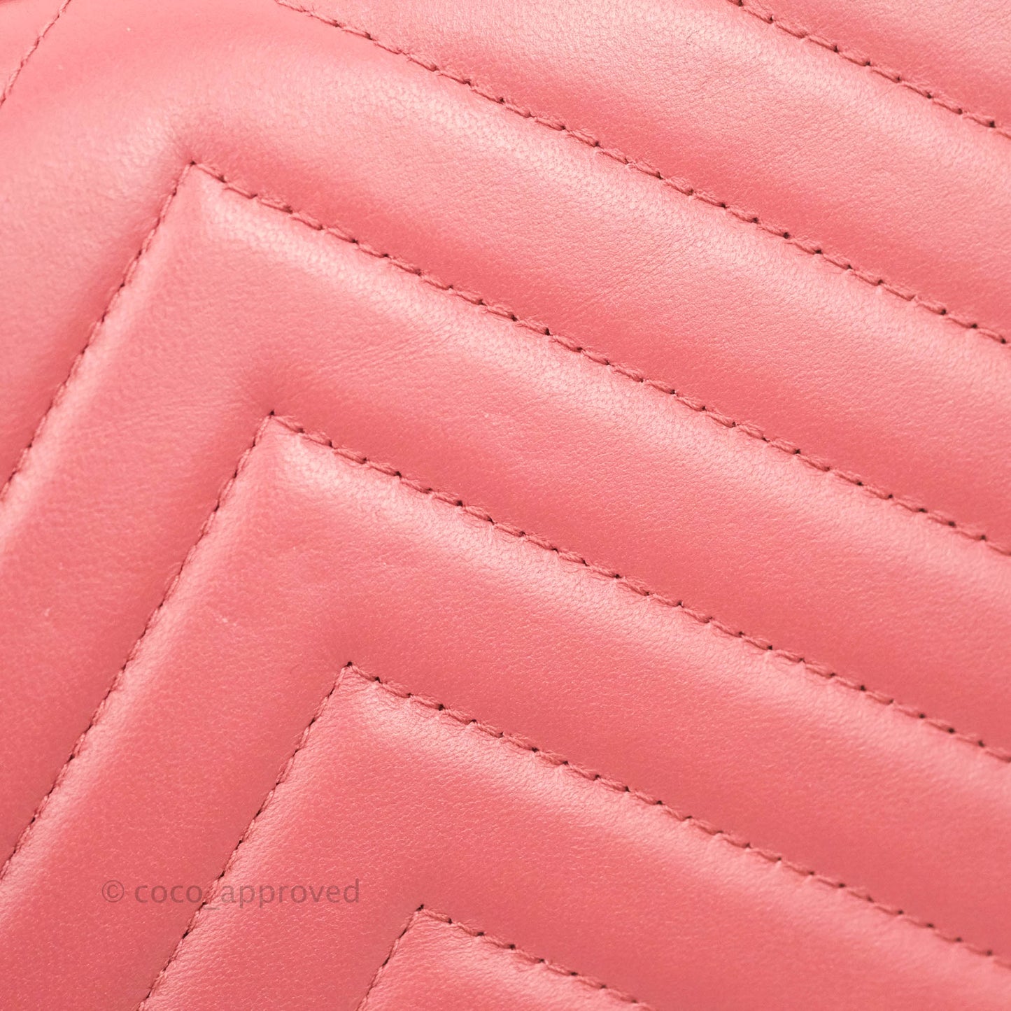 Chanel Trendy CC WOC Wallet on Chain Chevron Pink Lambskin Gold Hardware