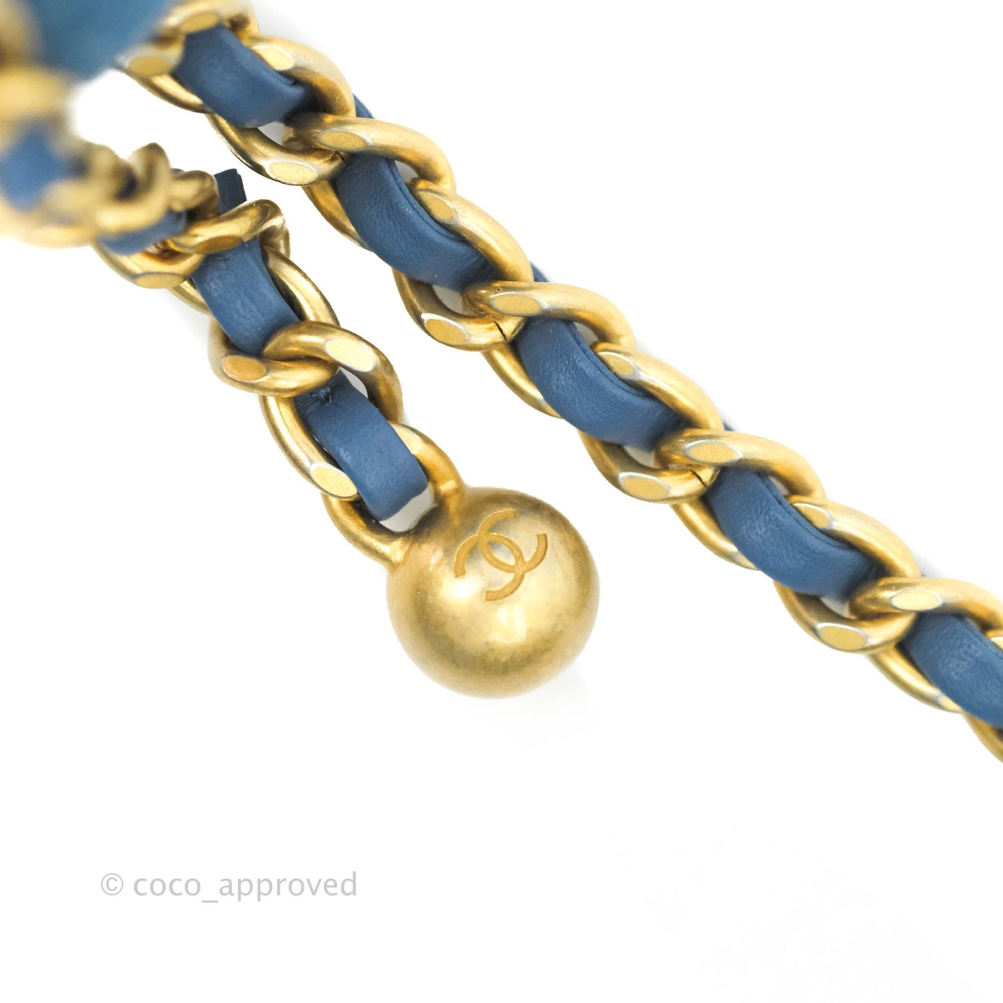 Chanel Mini Rectangular Pearl Crush Quilted Denim Aged Gold Hardware 22C