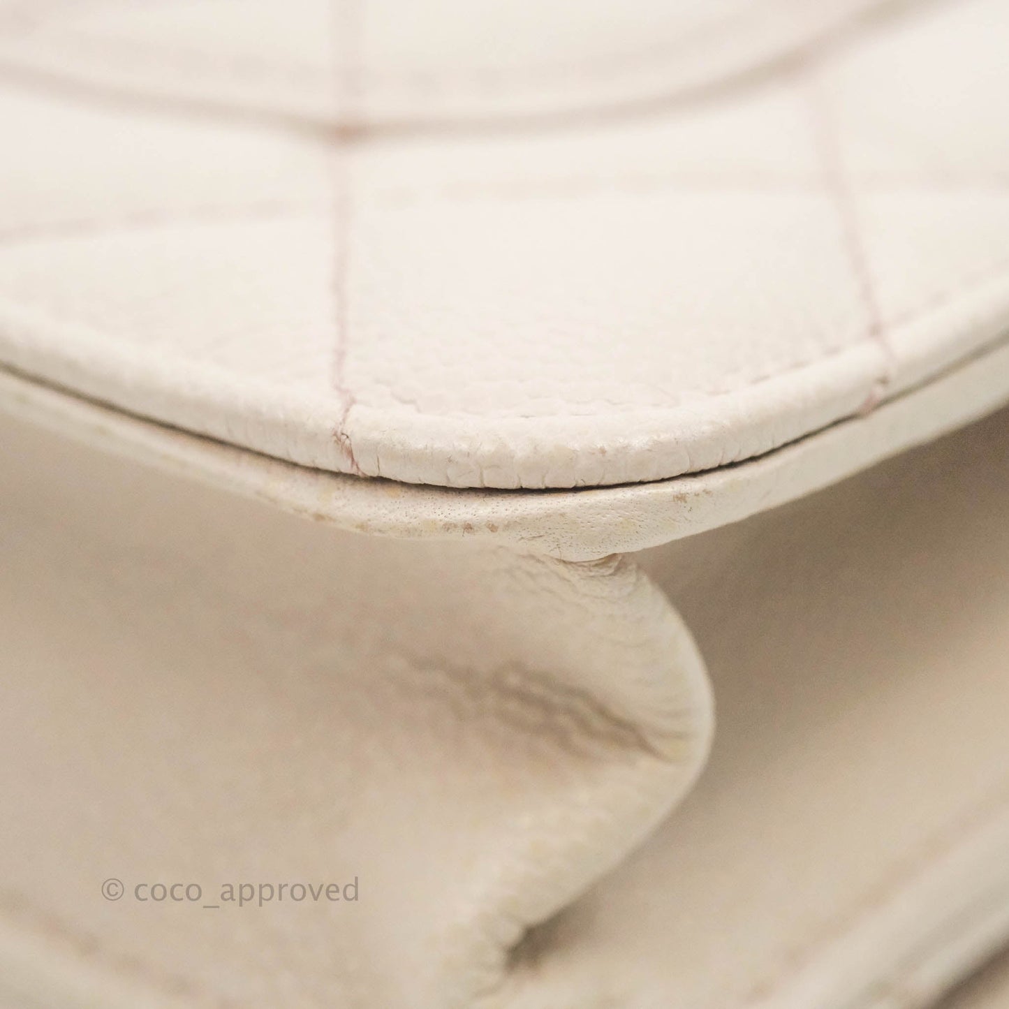 Chanel Quilted WOC Lilac Caviar CC Coco Chain Gold Hardware