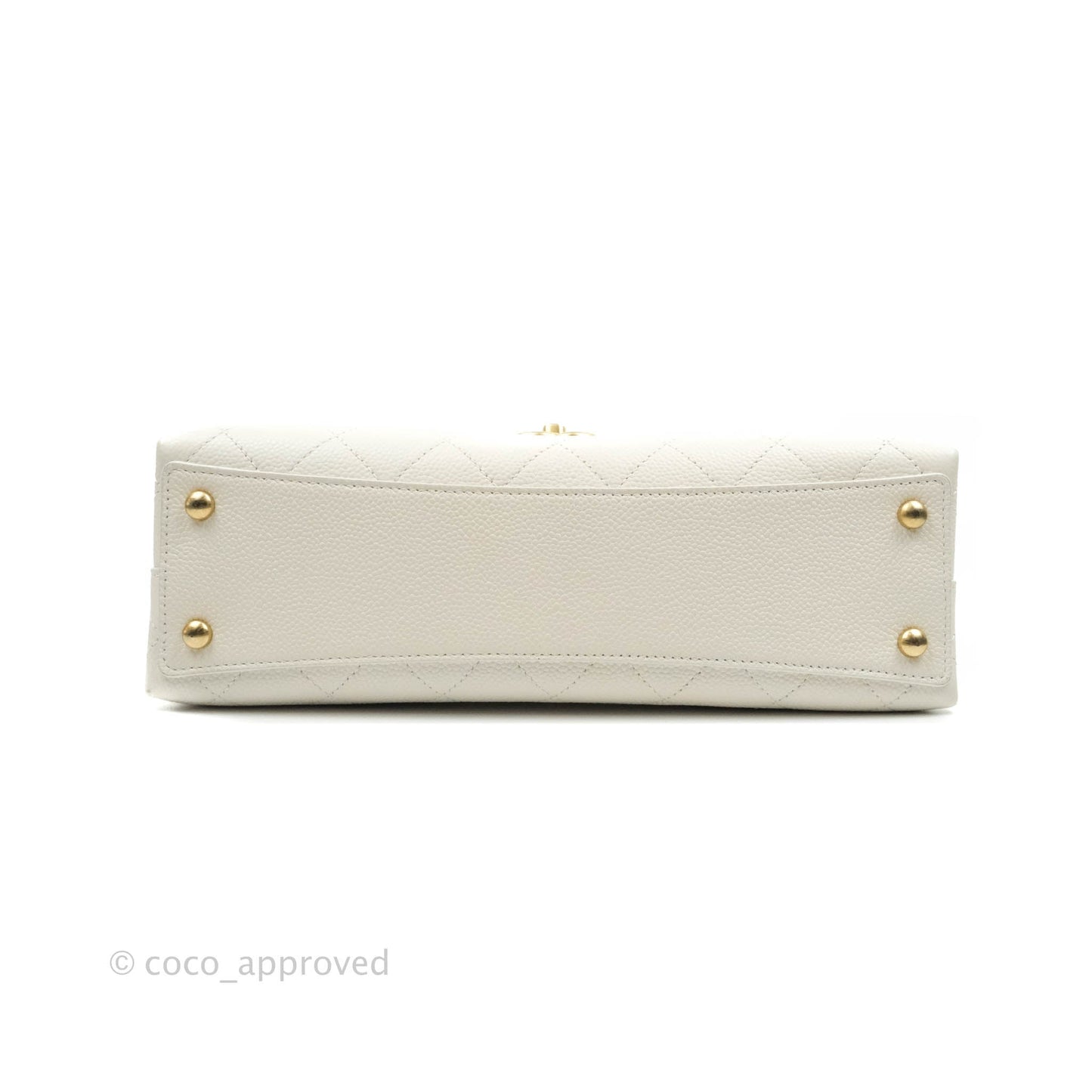 Chanel Medium Chic Affinity Grained Calfskin White Gold Hardware