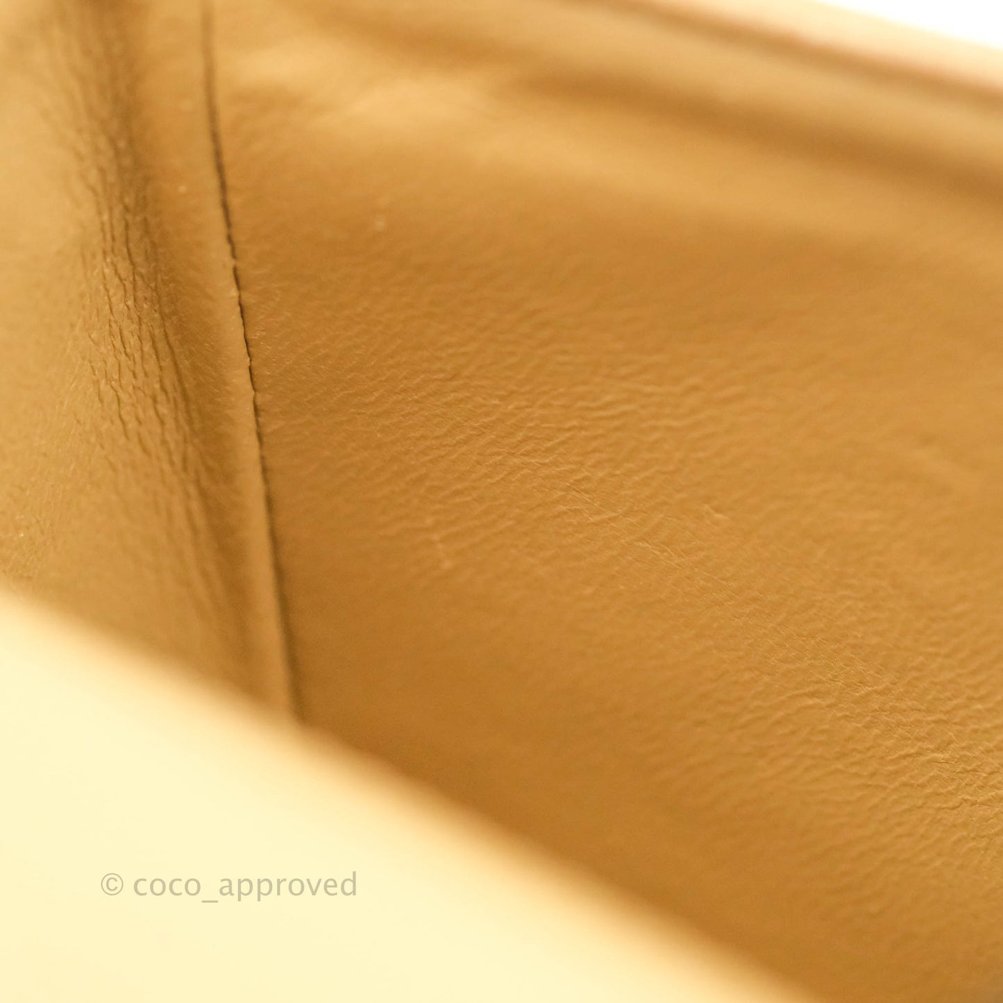 Chanel Vintage Quilted Mini Square Dark Beige Caviar 24K Gold Hardware