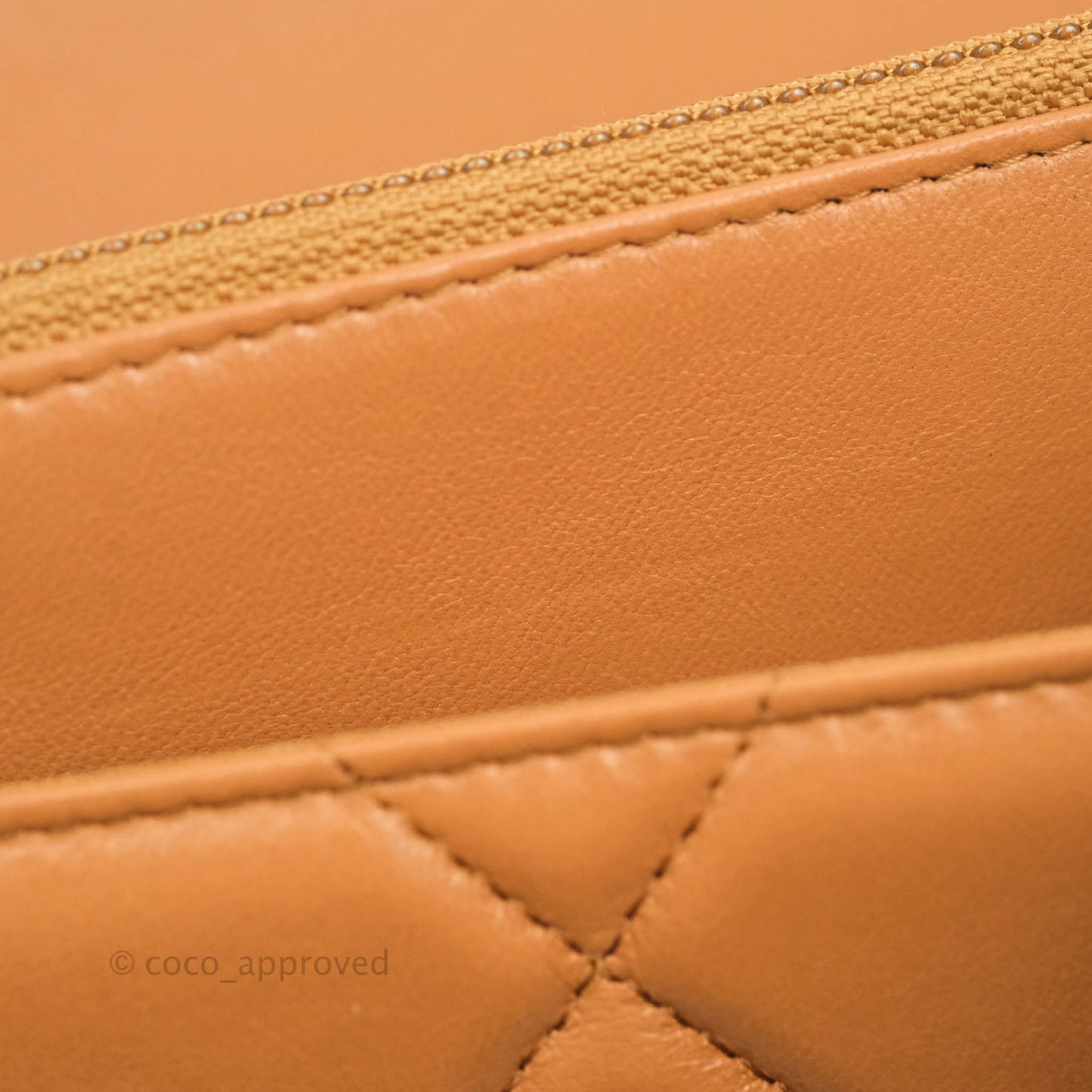 Chanel 19 Wallet on Chain WOC Dark Beige Caramel Lambskin Mixed Hardware 21K