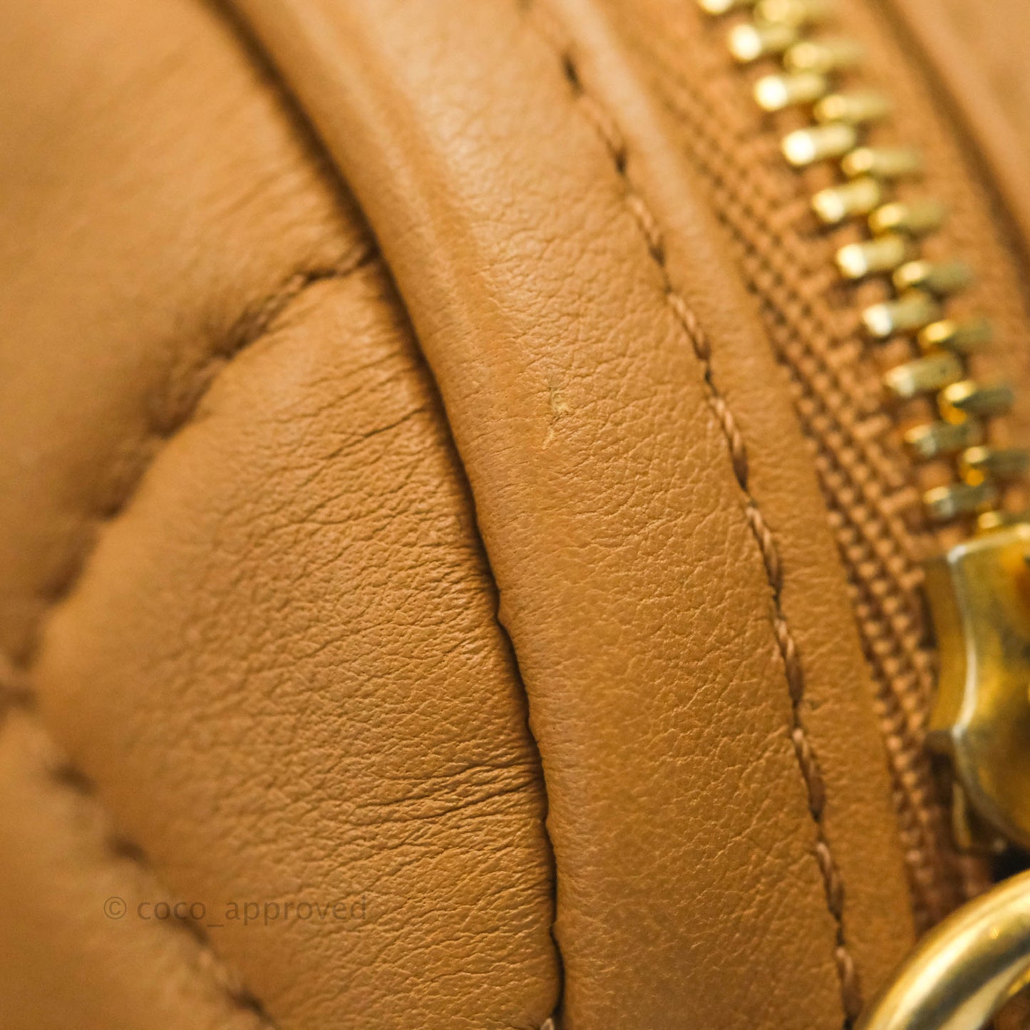 Chanel Quilted Flap With Coin Purse Caramel Calfskin Aged Gold Hardware 19K