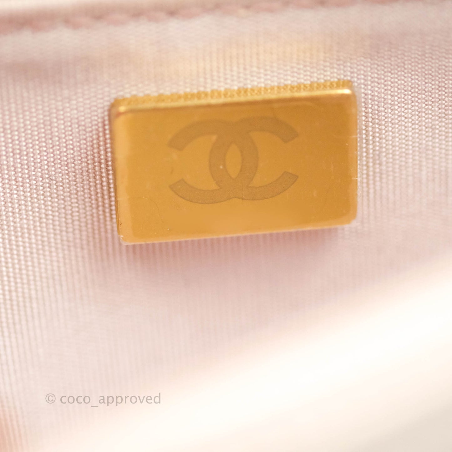 Chanel Quilted WOC Lilac Caviar CC Coco Chain Gold Hardware