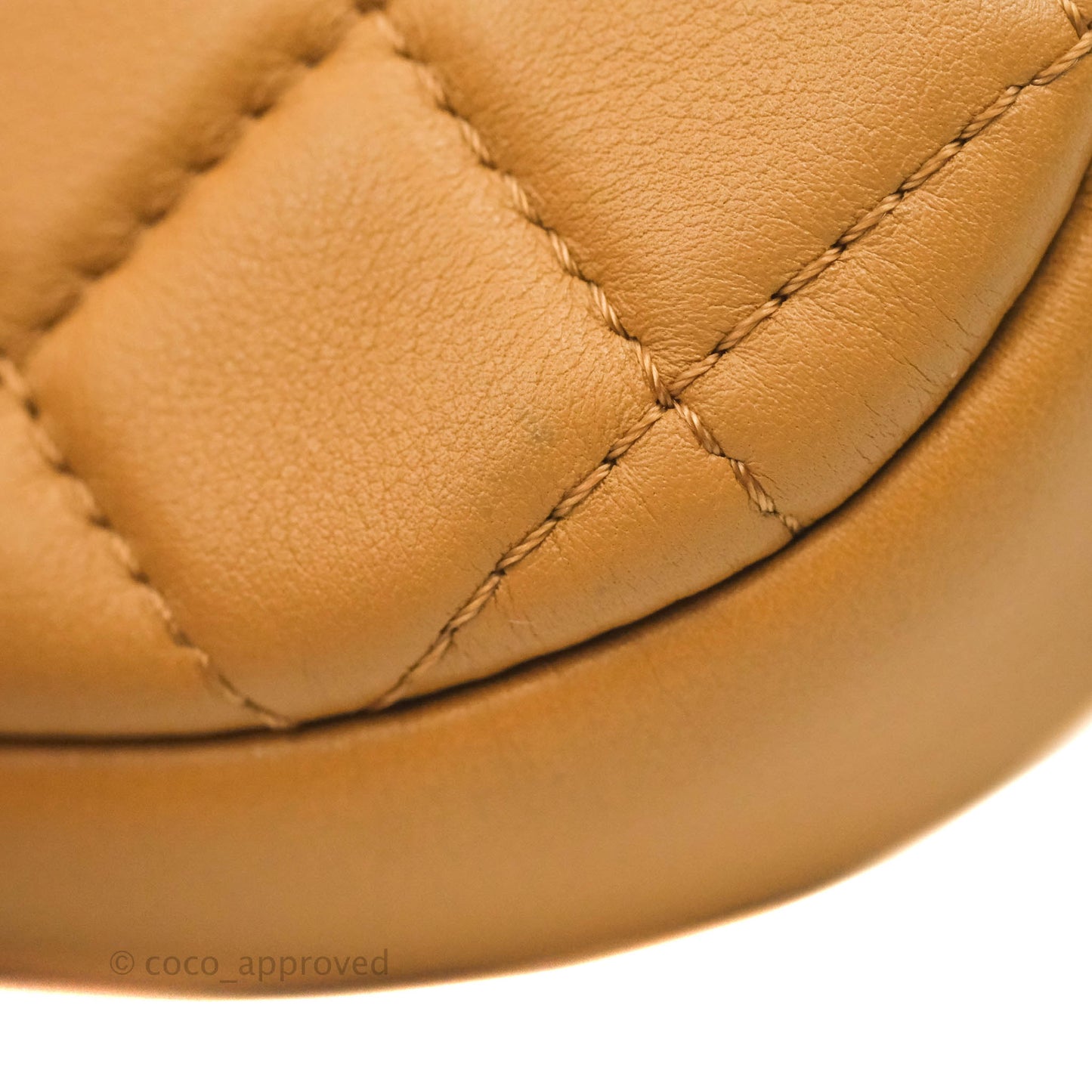 Chanel Quilted Flap With Coin Purse Caramel Calfskin Aged Gold Hardware 19K