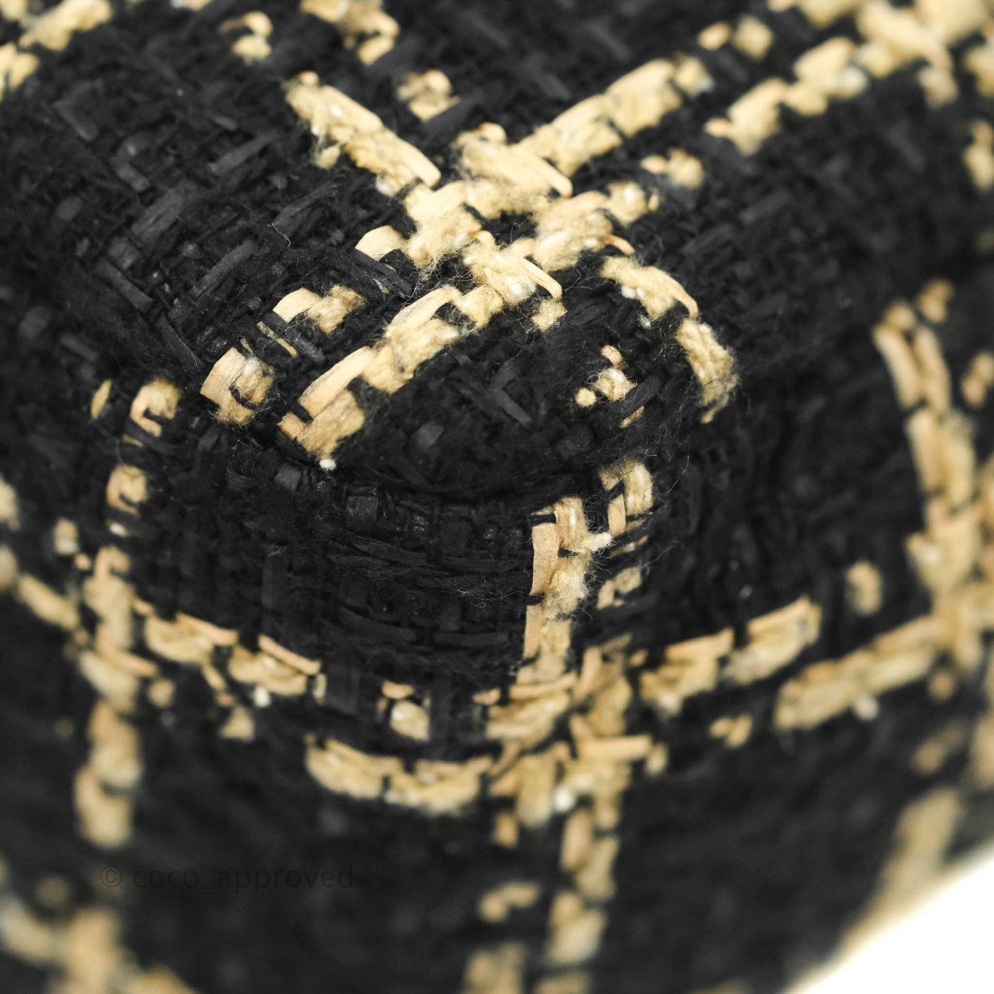 Chanel 19 Small Tweed Black Beige Mixed Hardware