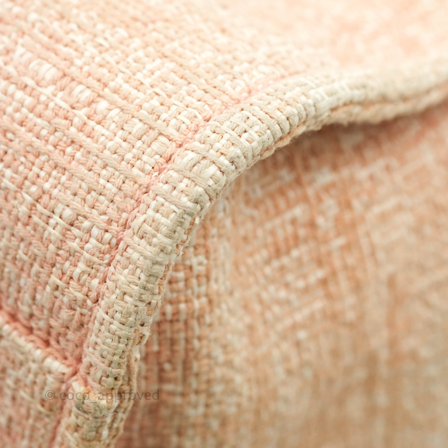Chanel Large Deauville Pink Tweed
