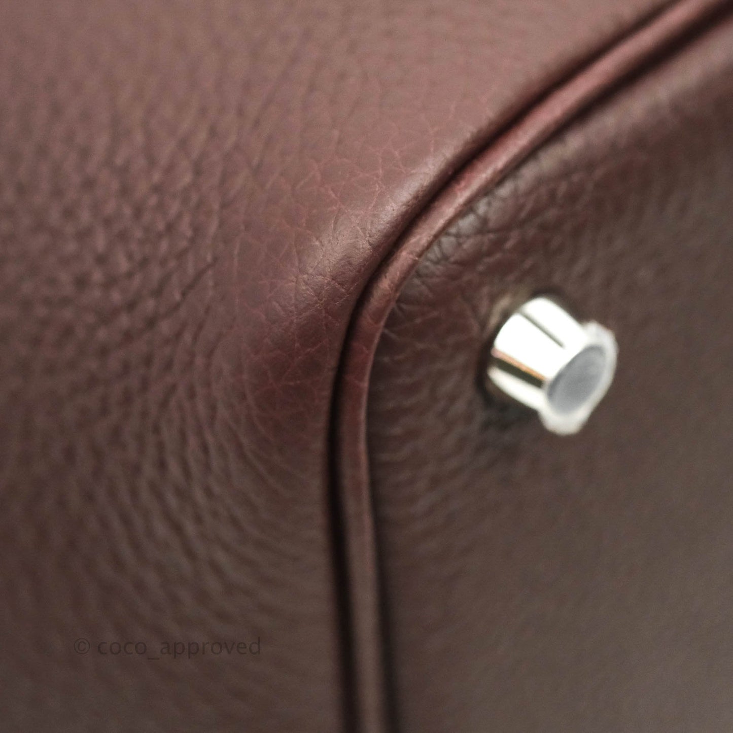 Hermès Borsa Picotin Lock 18 Rouge Sellier Silver Hardware