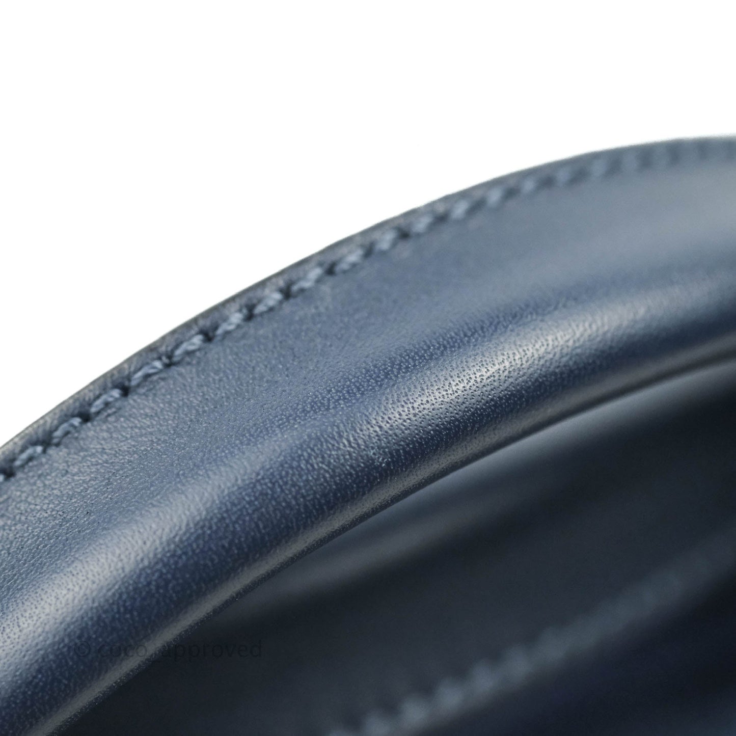 Chanel Large Deauville Navy Blue Canvas Gold Hardware