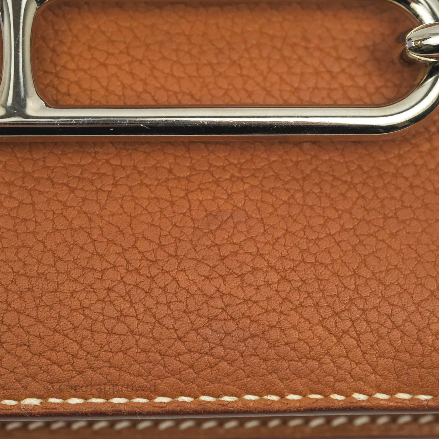 Hermès Roulis Mini 18 Fauve Barenia Palladium Hardware