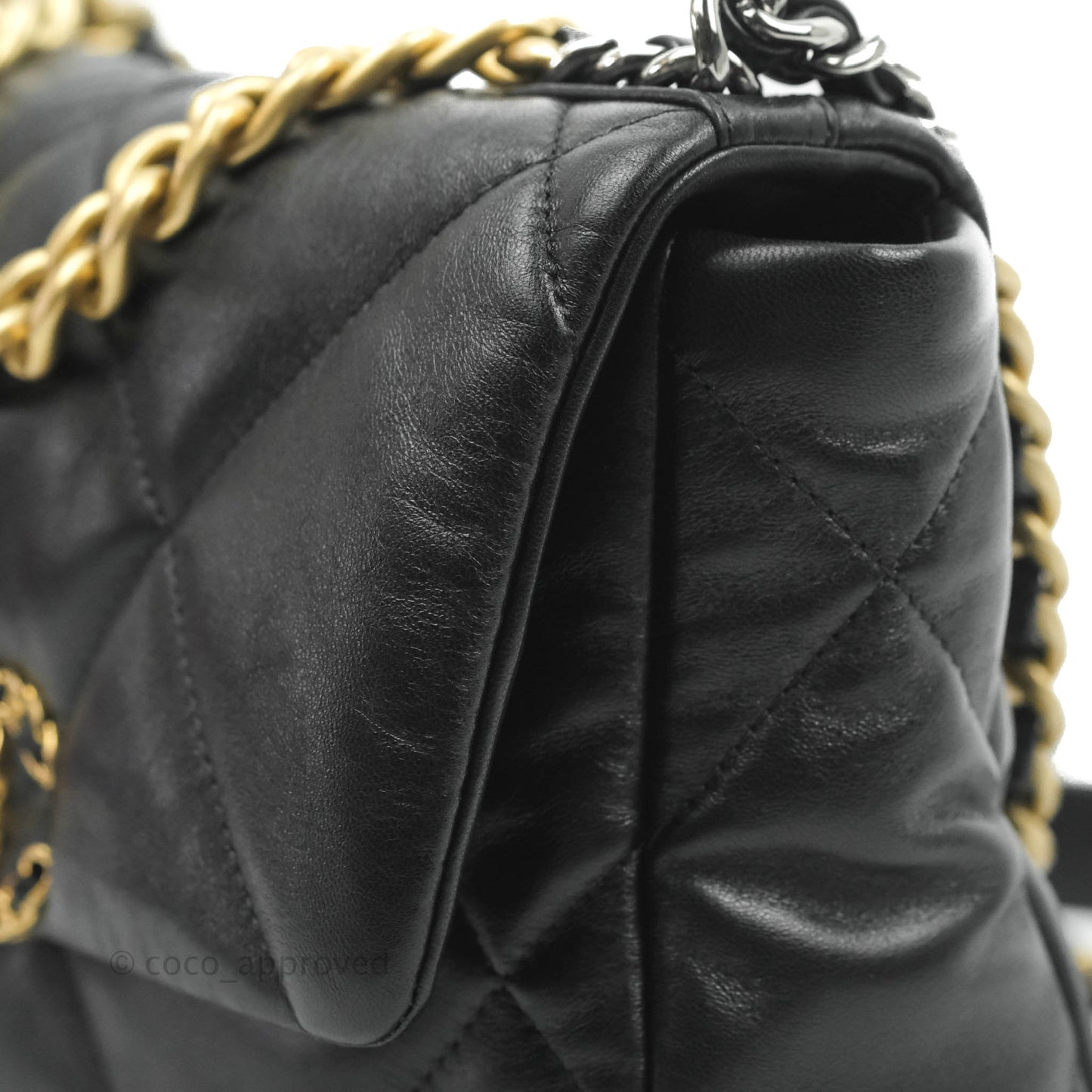 Chanel 19 Small Black Lambskin Mixed Hardware
