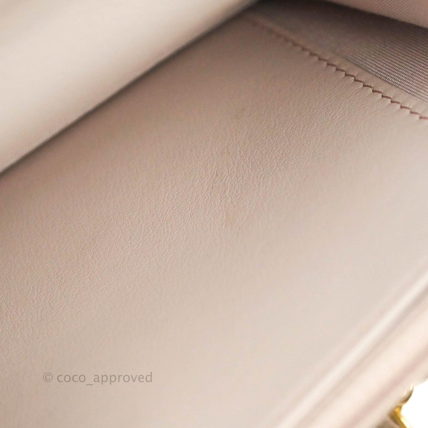 Chanel Quilted WOC Lilac Caviar CC Coco Chain Gold Hardware