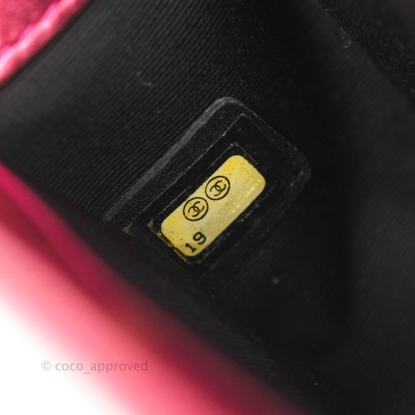 Chanel Quilted Small Boy Metallic Pink Patent & Lambskin Gun Metal