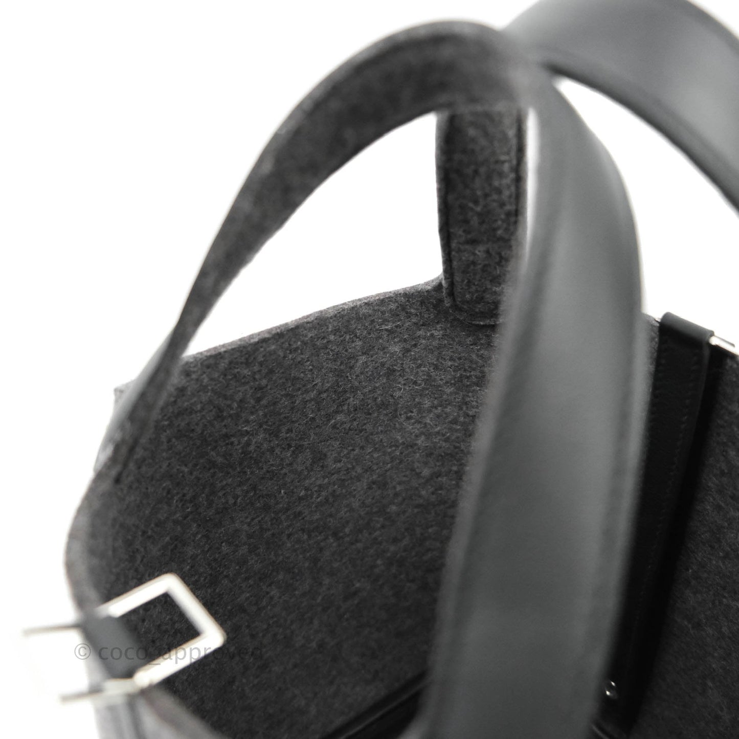 Hermès Wool Feutre Swift Grey Picotin Lock 18 PM Palladium Hardware