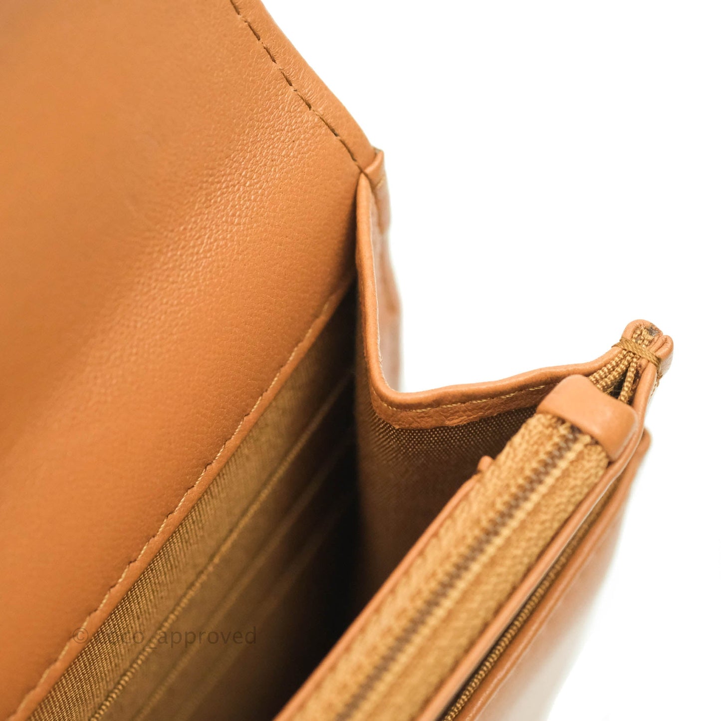 Chanel 19 Wallet on Chain WOC Dark Beige Caramel Lambskin Mixed Hardware 21K