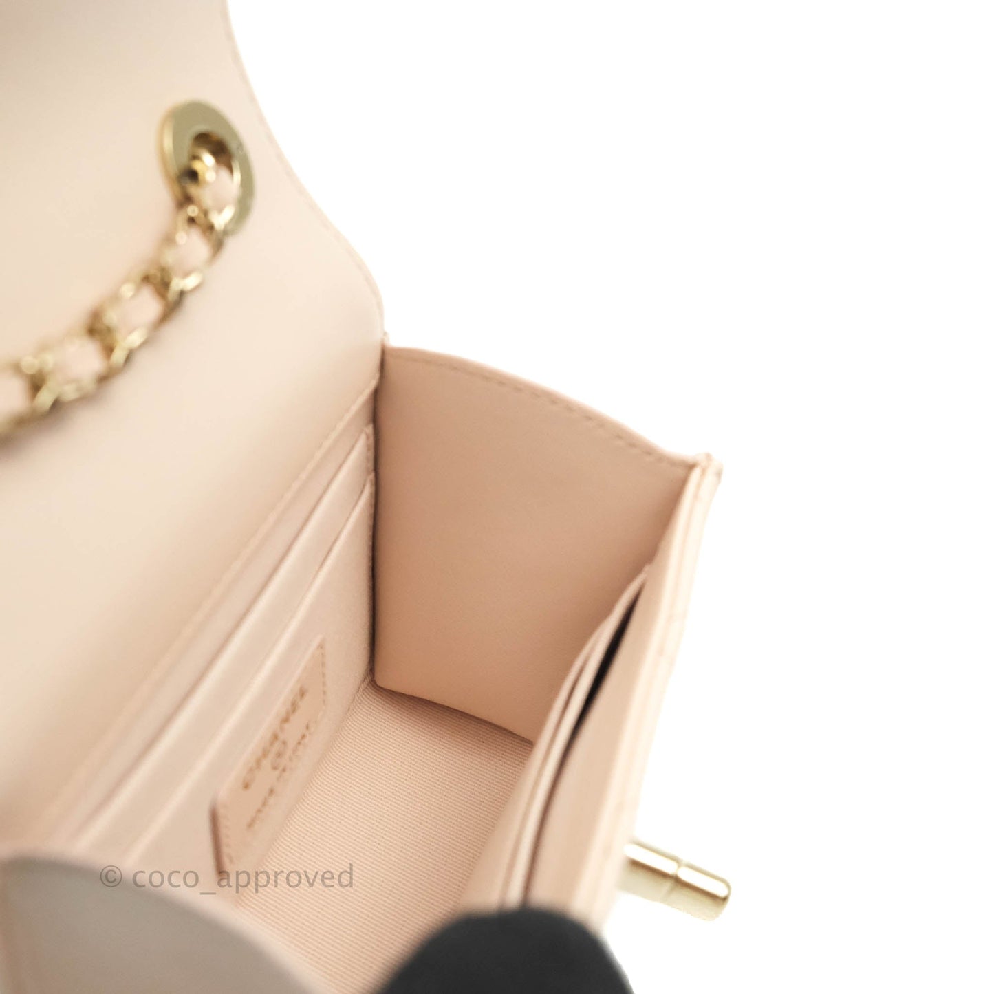 Chanel Mini Quilted Trendy CC Clutch With Chain Rose Clair Pink Lambskin Gold Hardware