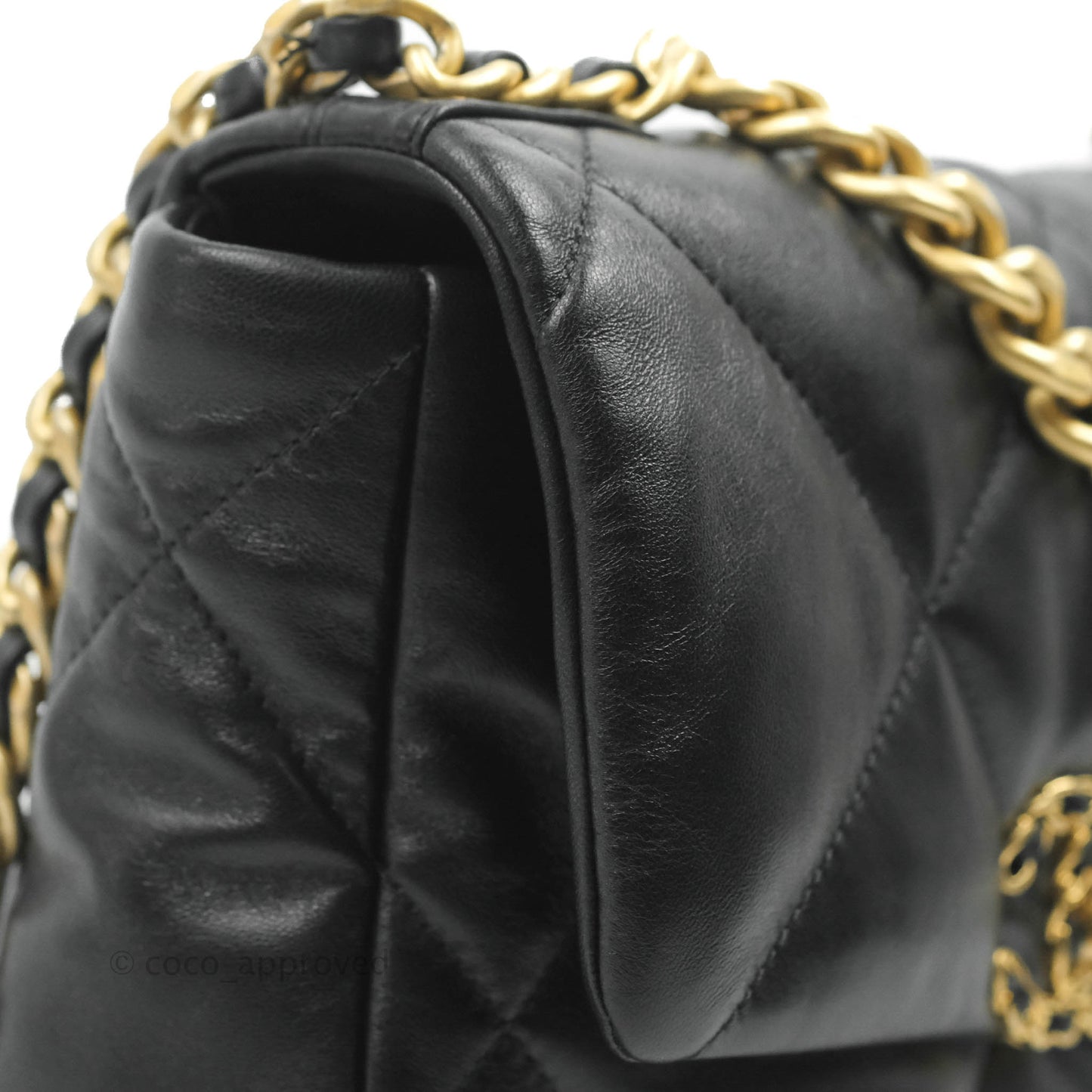 Chanel 19 Small Black Lambskin Mixed Hardware