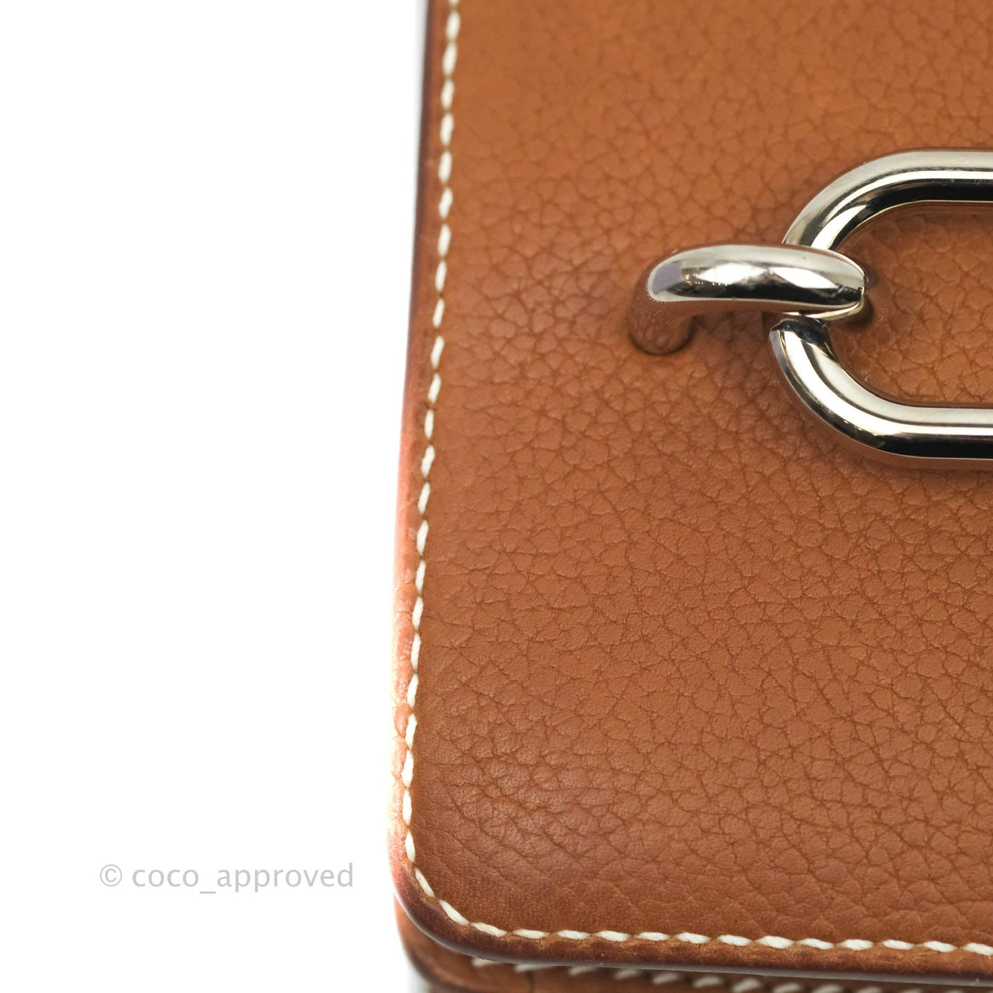Hermès Roulis Mini 18 Fauve Barenia Palladium Hardware