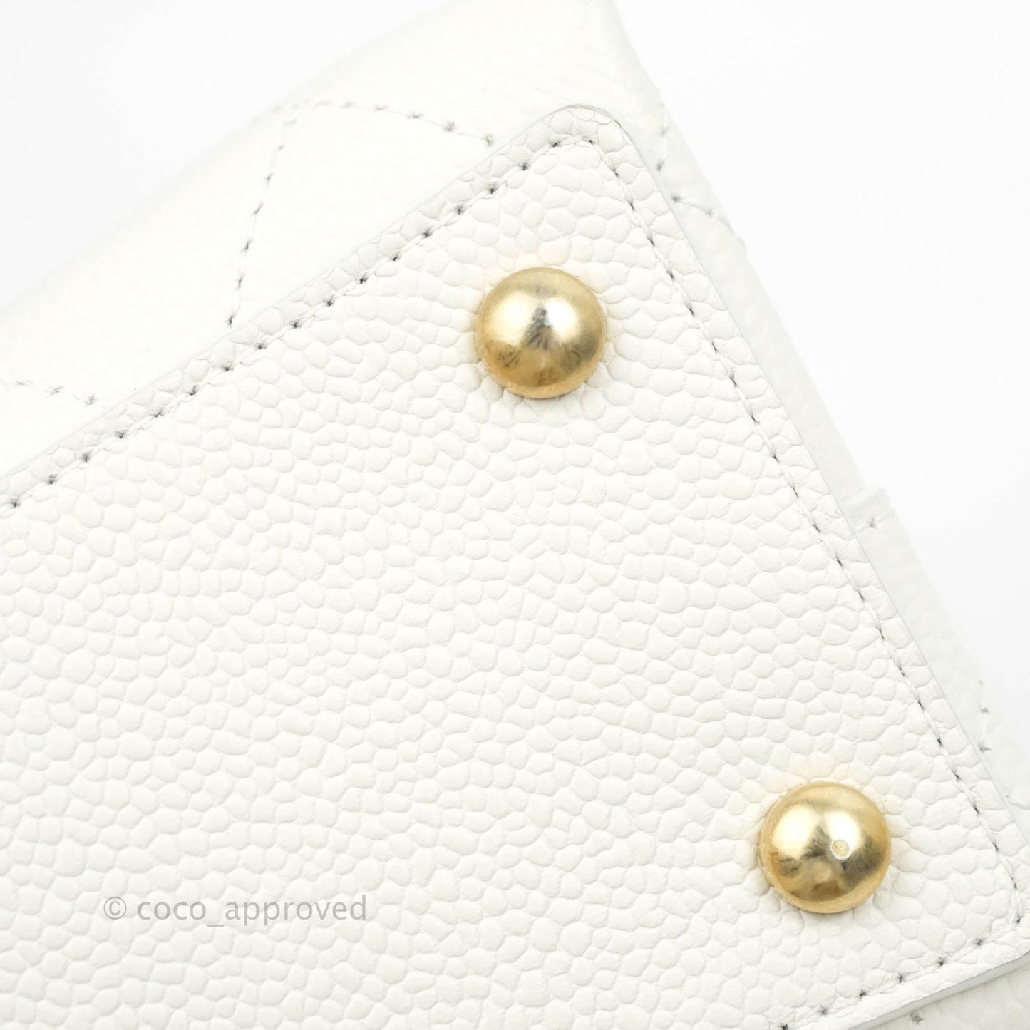 Chanel Medium Chic Affinity Grained Calfskin White Gold Hardware