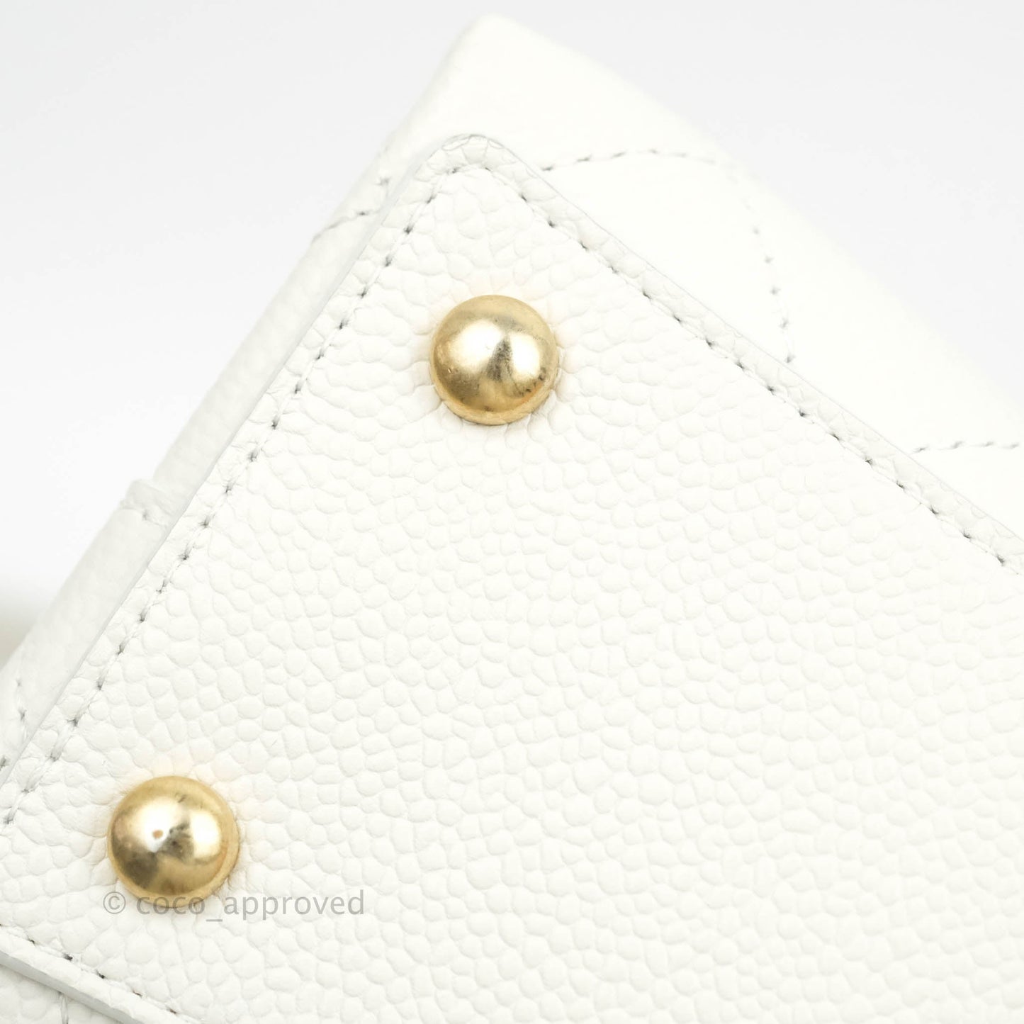 Chanel Medium Chic Affinity Grained Calfskin White Gold Hardware