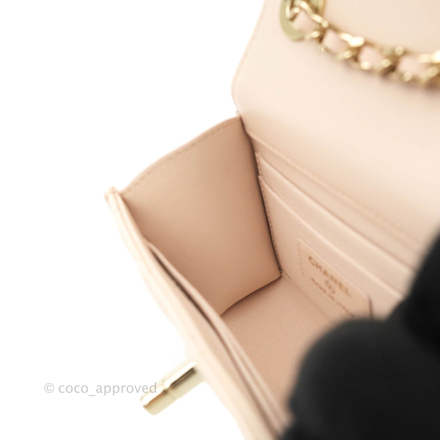 Chanel Mini Quilted Trendy CC Clutch With Chain Rose Clair Pink Lambskin Gold Hardware