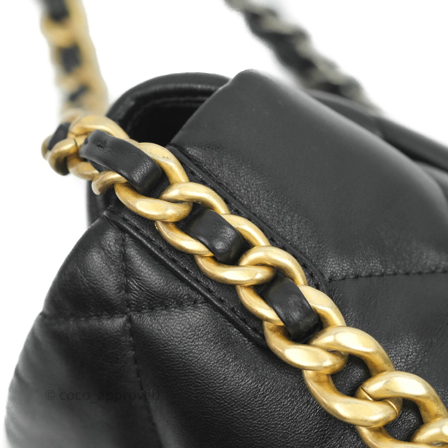 Chanel 19 Small Black Lambskin Mixed Hardware