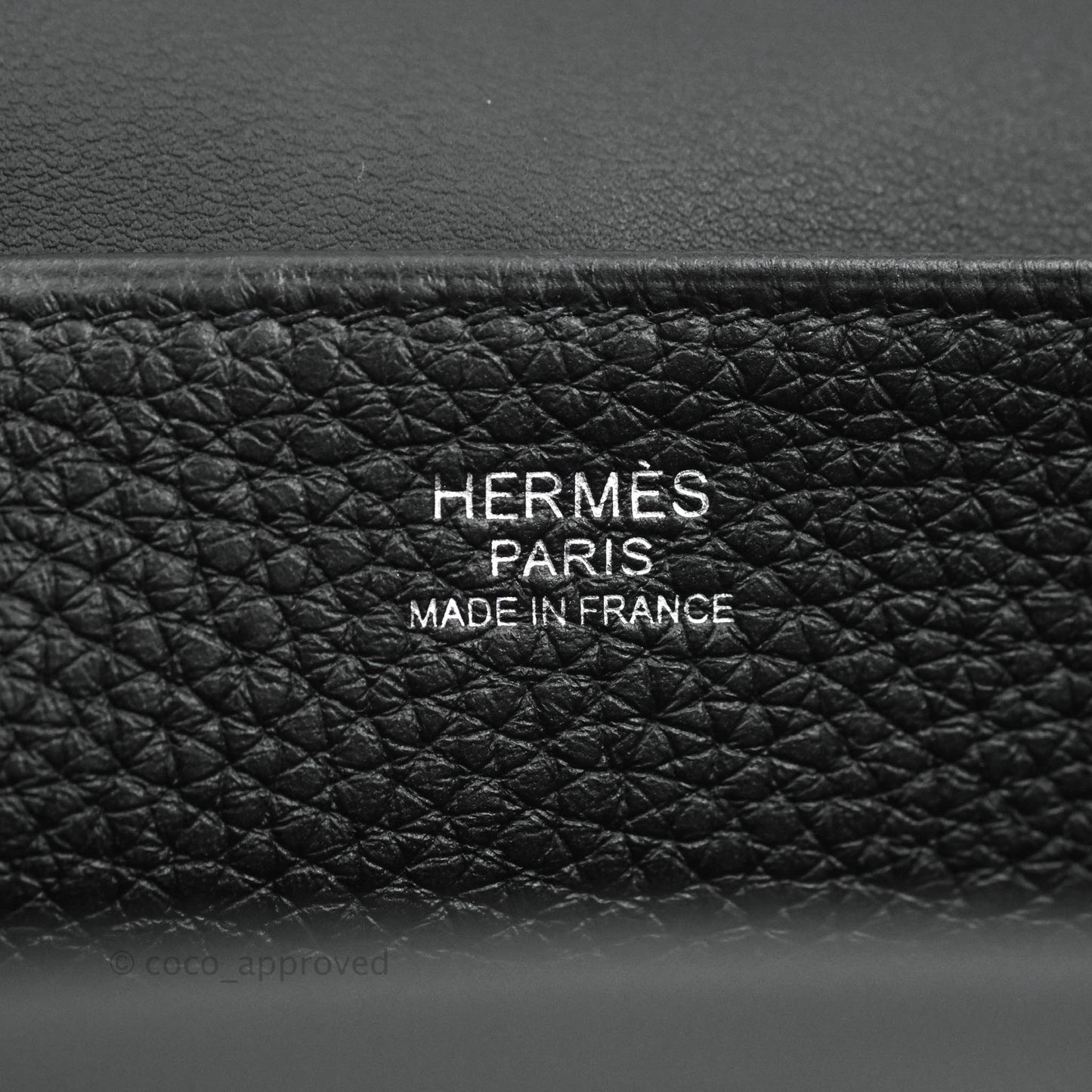 Hermès Halzan 31 Black Palladium Hardware