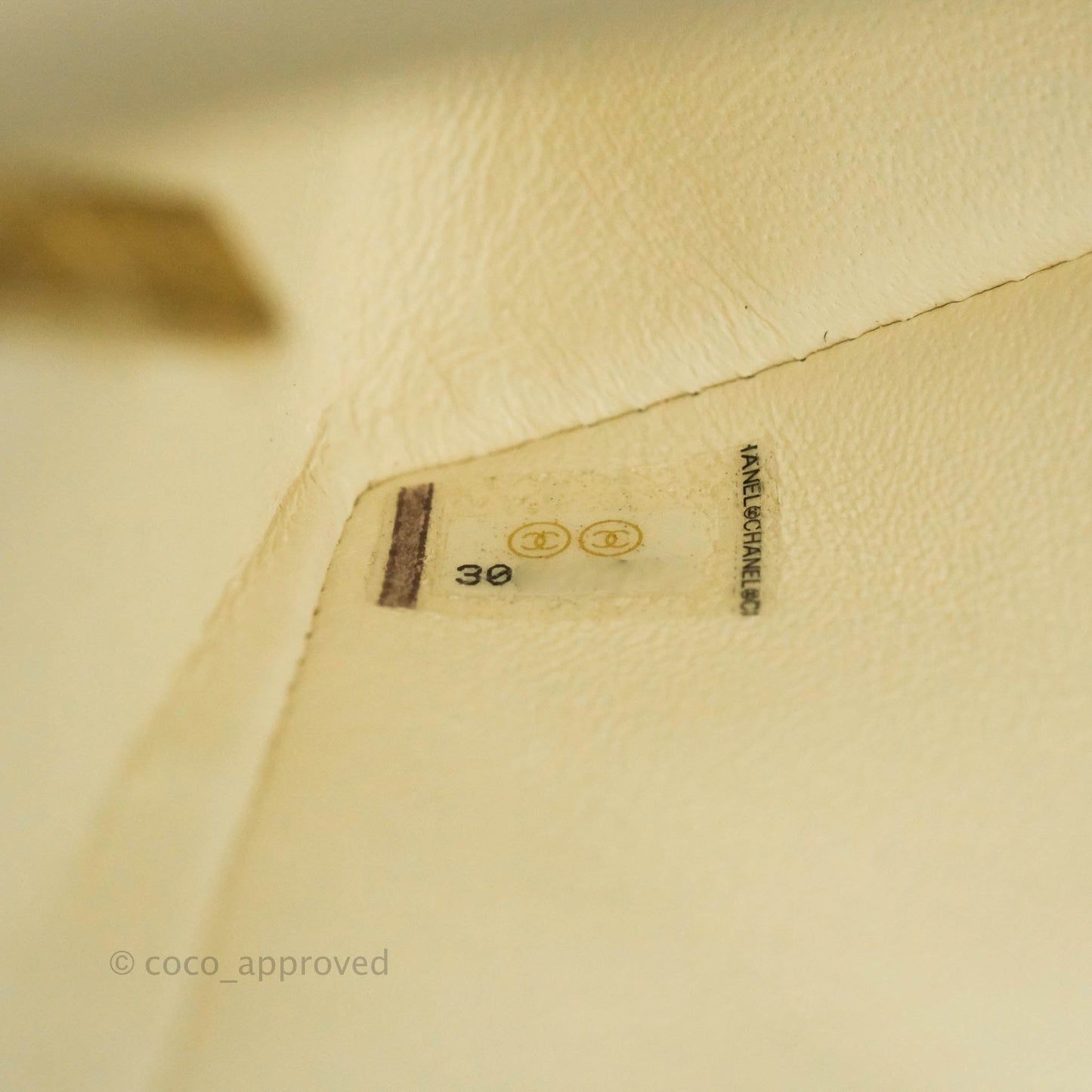 Chanel Mini Reissue 224 White Ivory Aged Calfskin Aged Gold Hardware