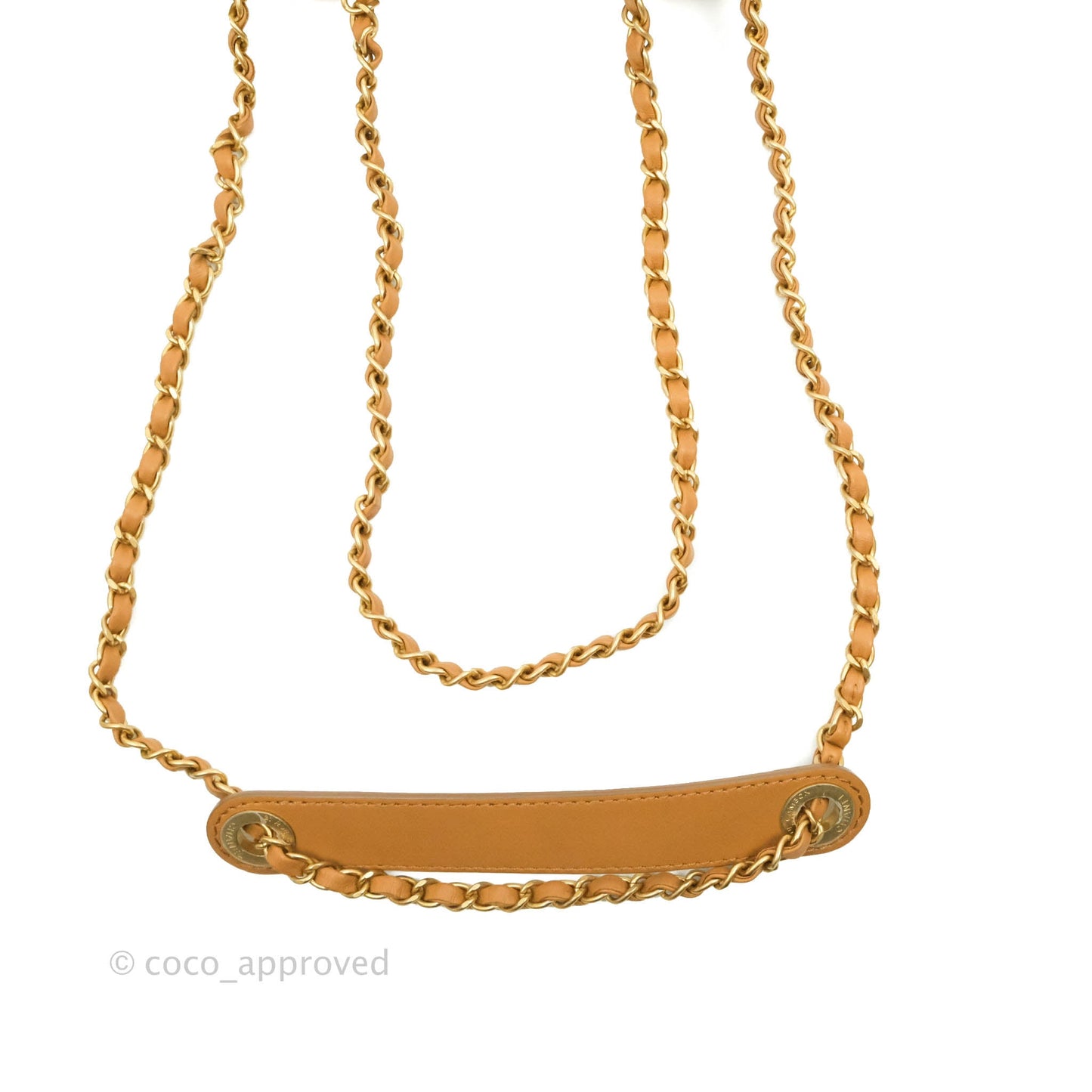 Chanel Quilted Flap With Coin Purse Caramel Calfskin Aged Gold Hardware 19K