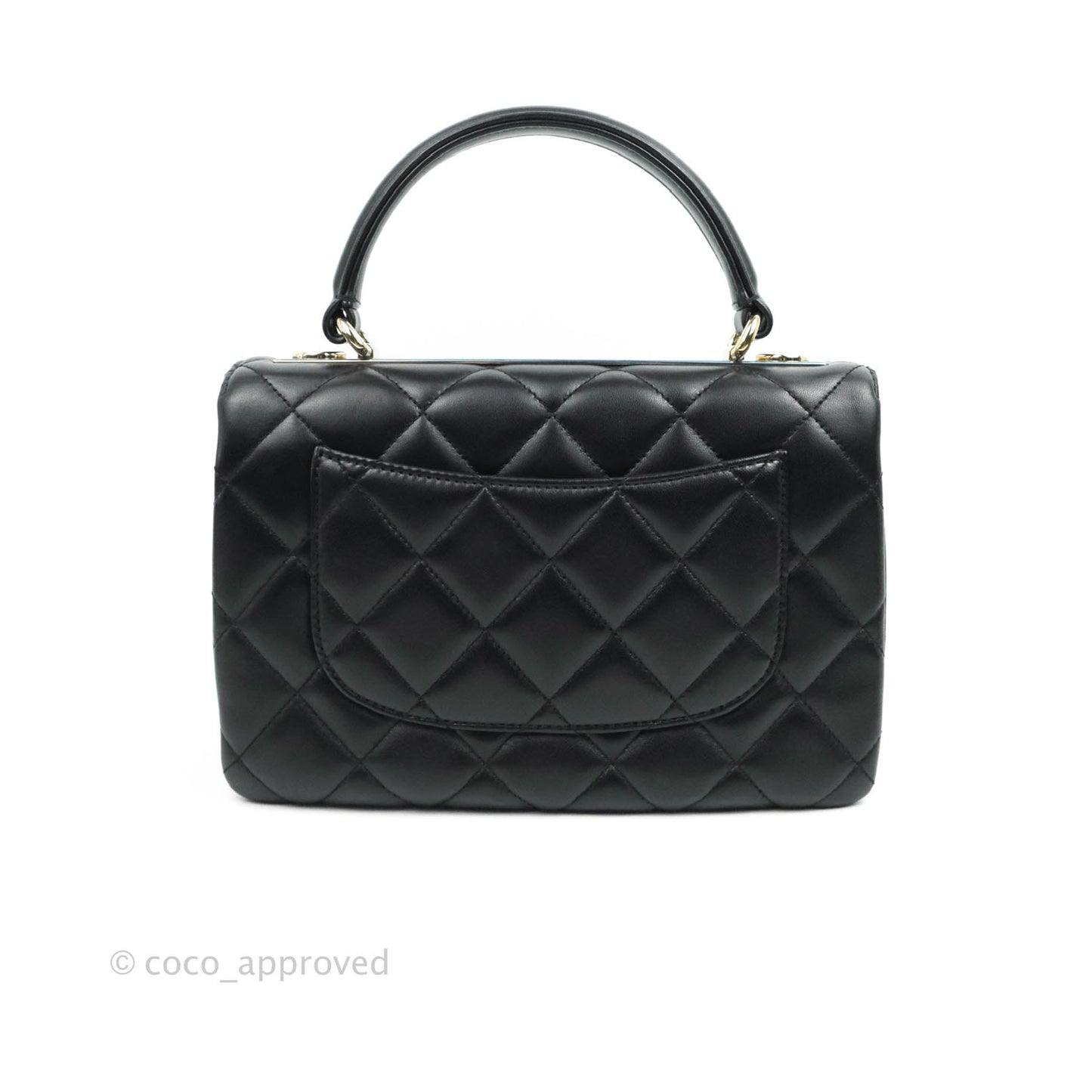 Chanel Trendy CC Small Black Lambskin Gold Hardware
