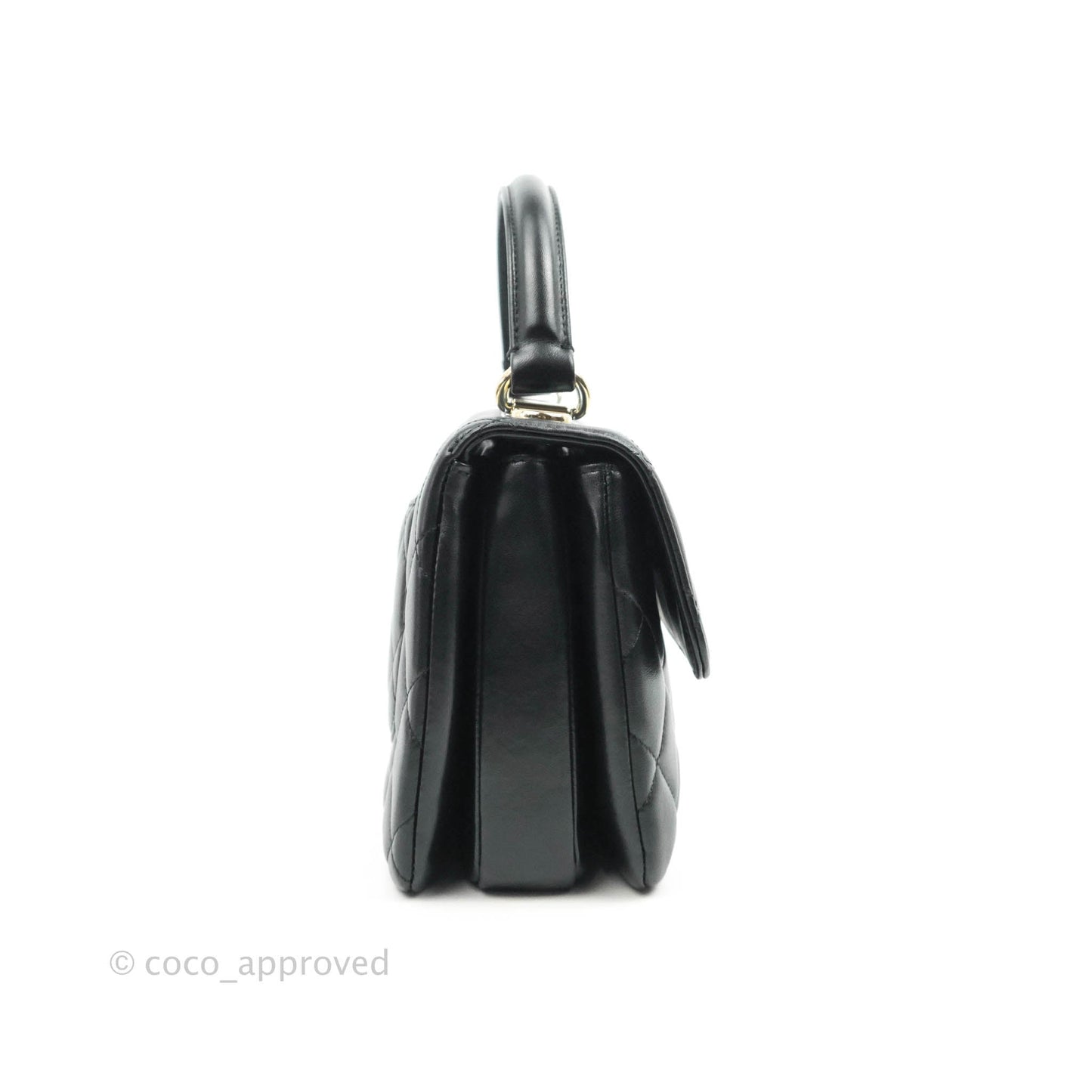 Chanel Trendy CC Small Black Lambskin Gold Hardware