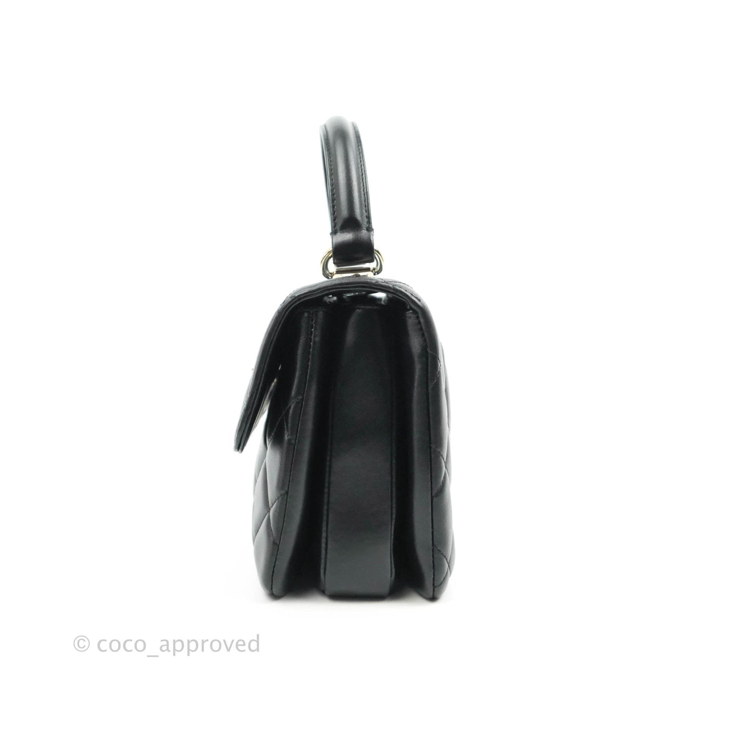 Chanel Trendy CC Small Black Lambskin Gold Hardware