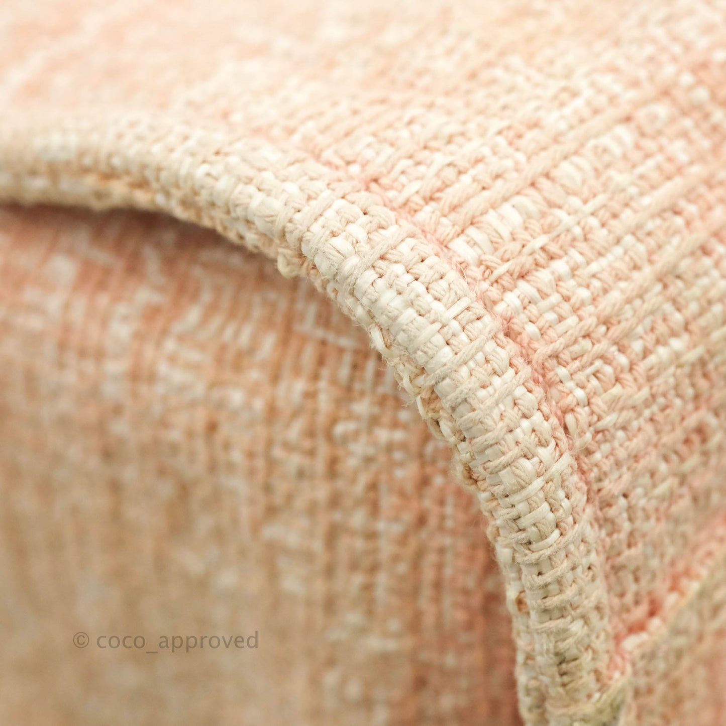 Chanel Large Deauville Pink Tweed