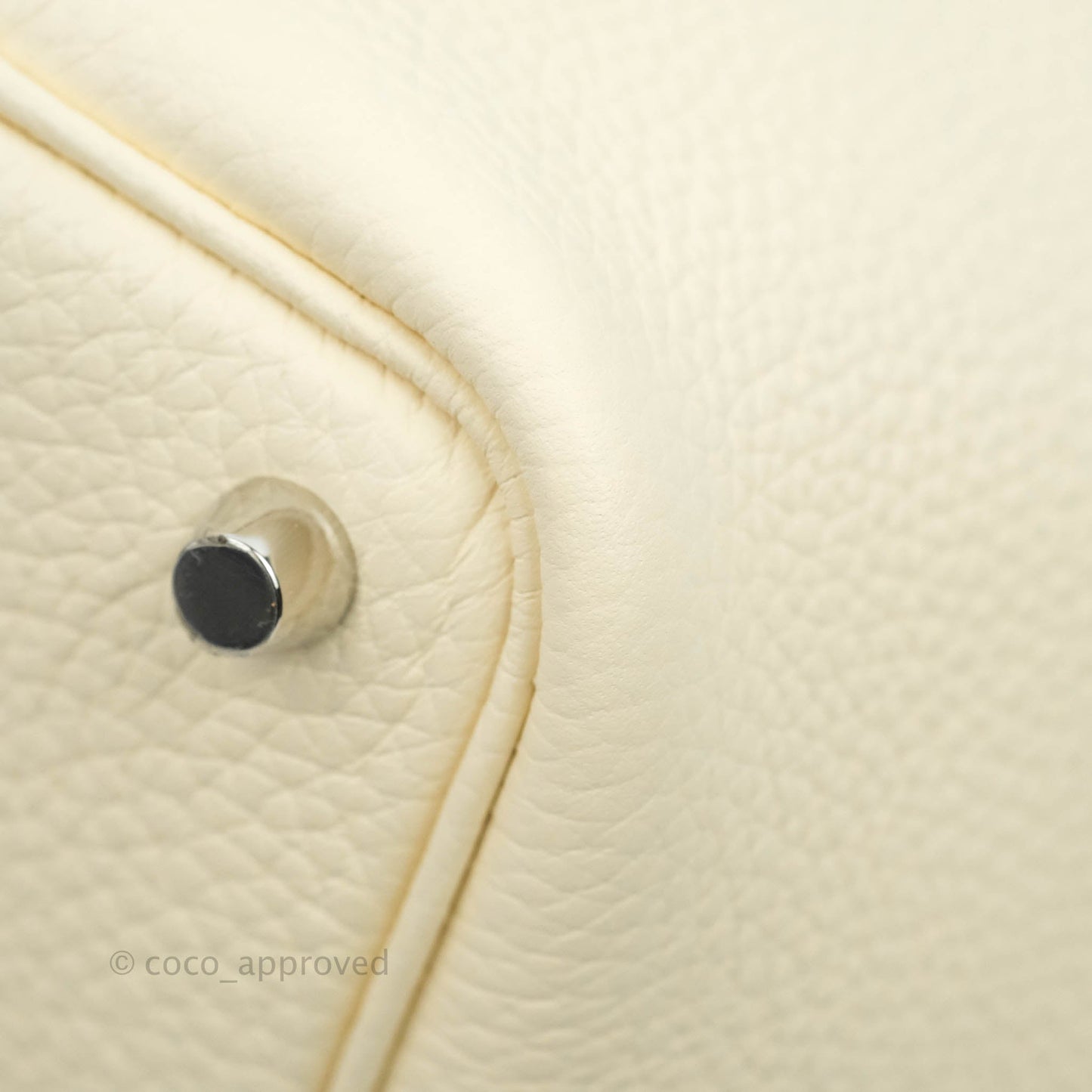 Hermès Clemence Picotin Lock 18 Nata Silver Hardware