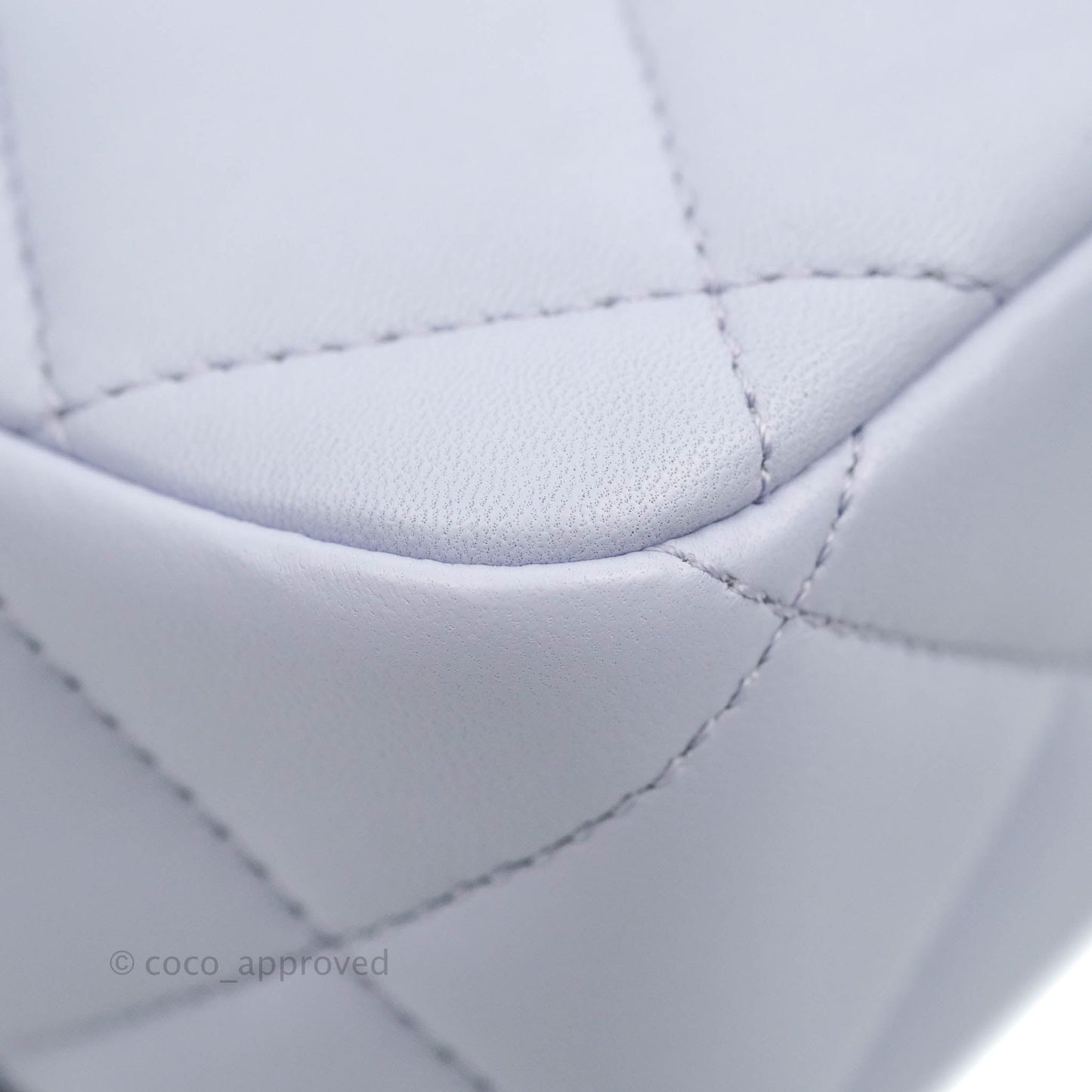 Chanel Quilted My Perfect Mini With Pearl Lilac Lambskin Silver Hardware