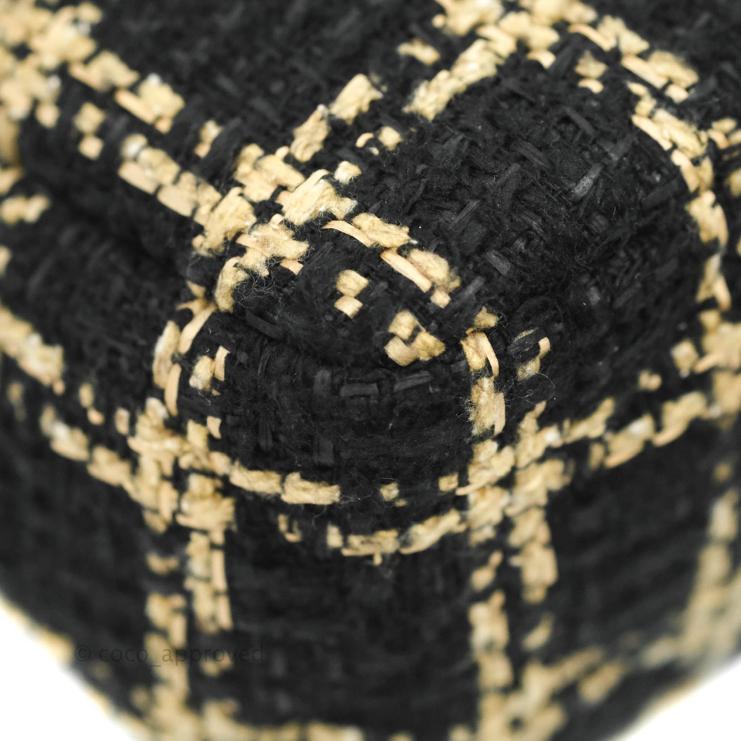 Chanel 19 Small Tweed Black Beige Mixed Hardware