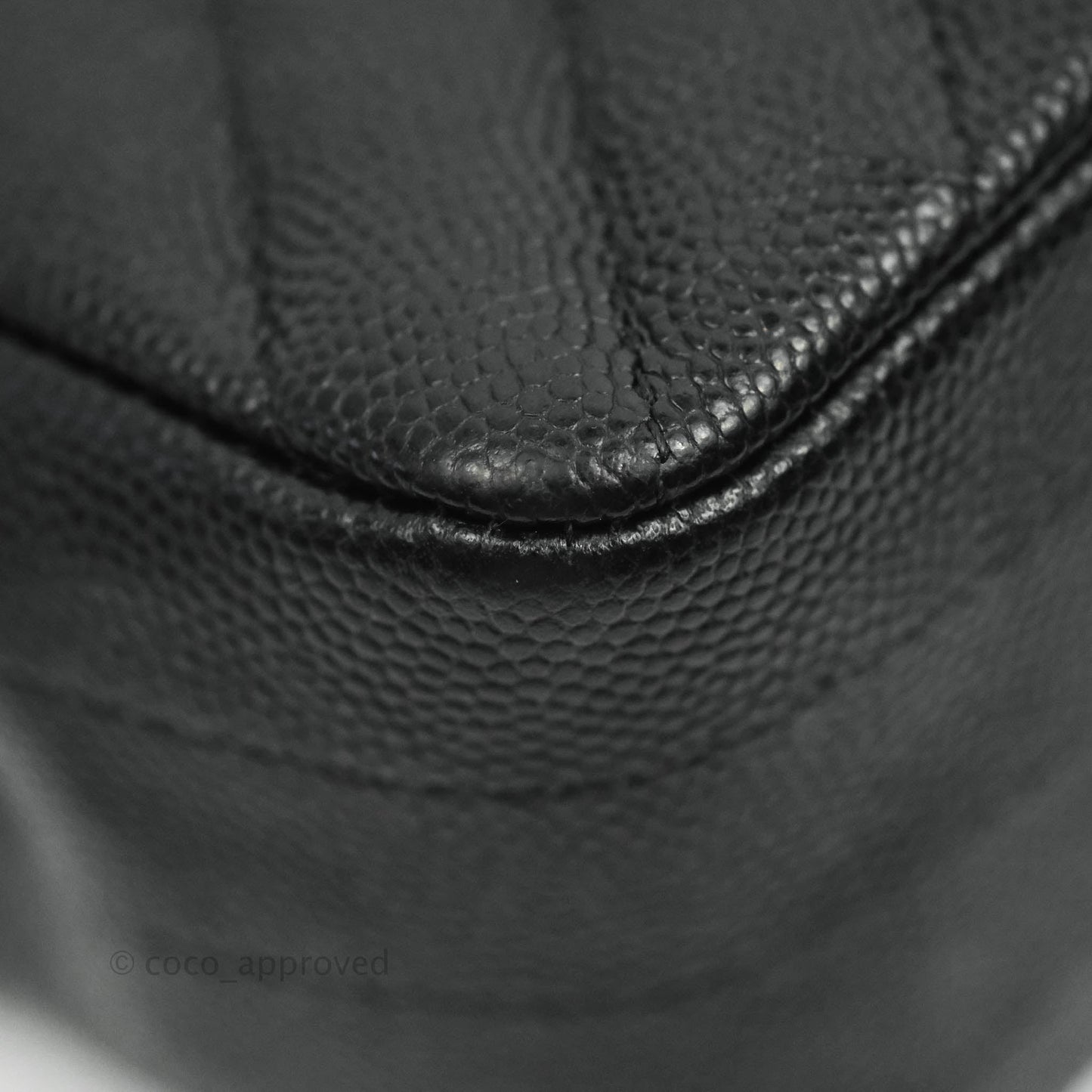 Chanel Chevron Mini Rectangular Flap Black Caviar Gold Hardware 18B