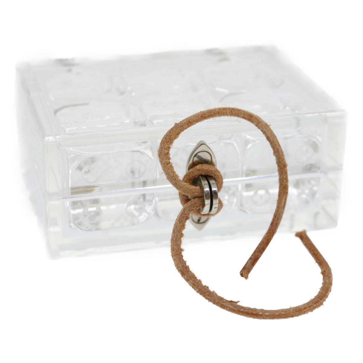 LOUIS VUITTON Monogram Dice object Clear LV 30013A