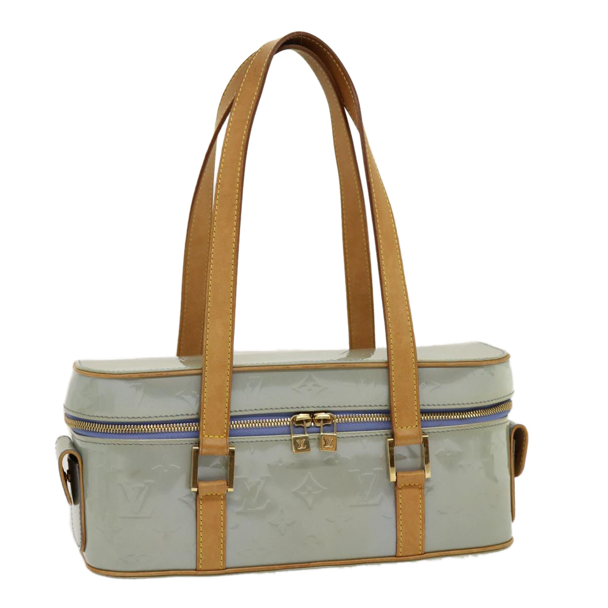 LOUIS VUITTON Vernis Sullivan Oriental Hand Bag Lavande M91267 LV 30036
