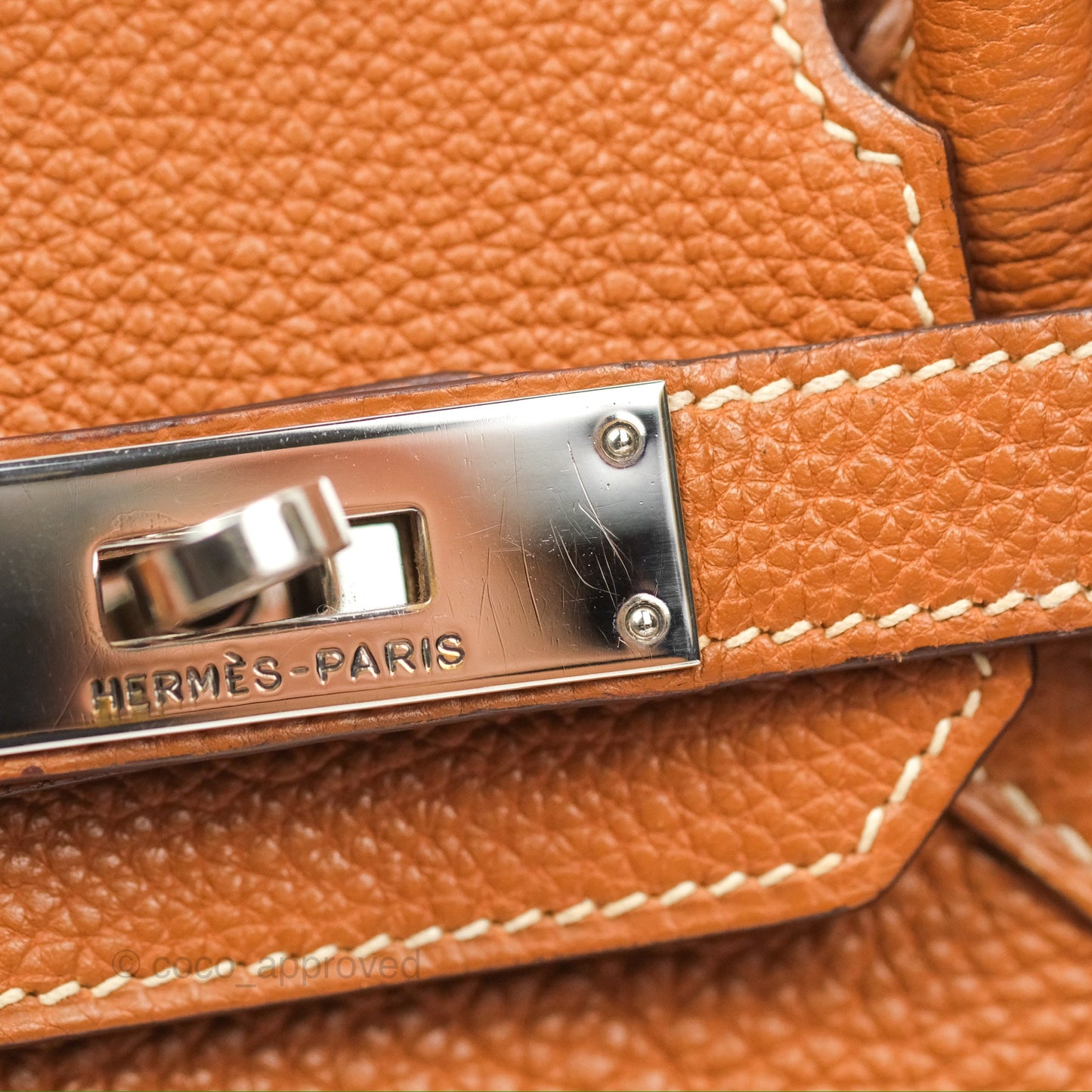 Hermès Birkin 30 Retourne Gold Clemence Palladium Hardware
