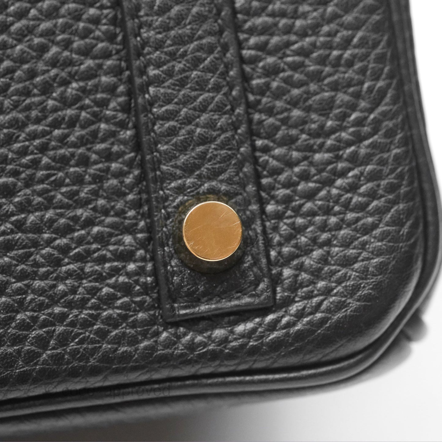 Hermès Birkin 30 Retourne Black Noir 89 Clemence Gold Hardware